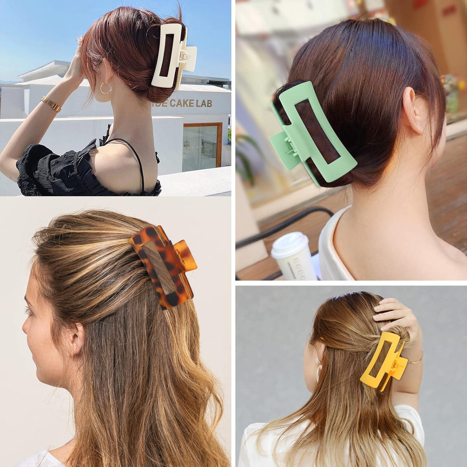 Paquete de 15 Clips de Pelo Grande Luraseea 10.41 cm Antideslizante