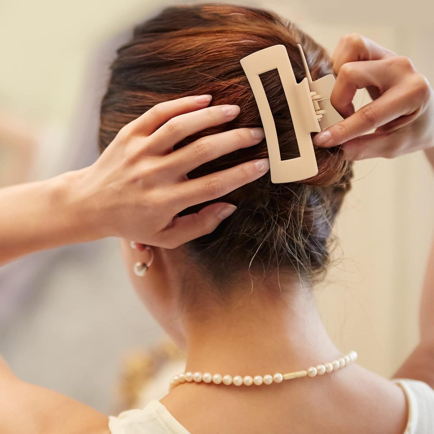 Paquete de 15 Clips de Pelo Grande Luraseea 10.41 cm Antideslizante