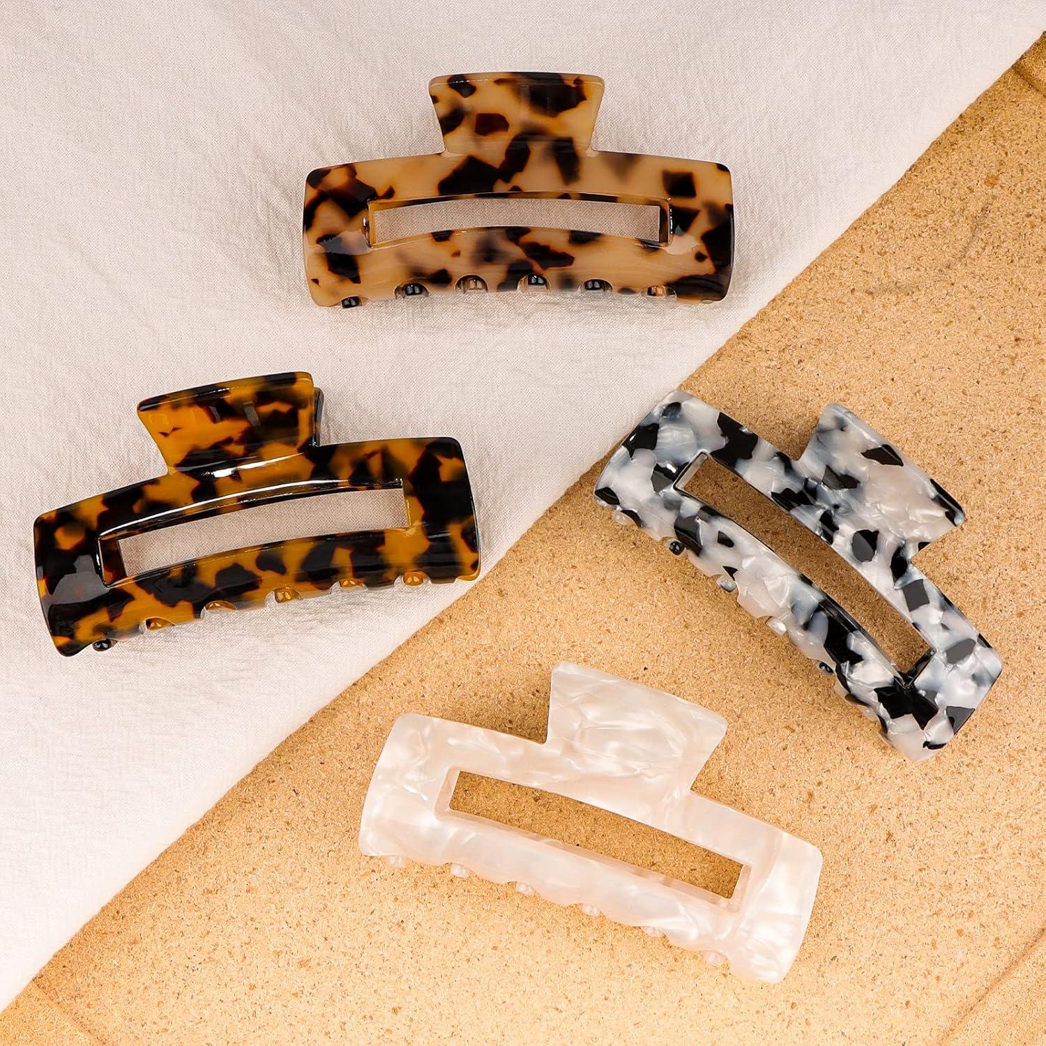 Clips de Garra para Cabello Magicsky - 4 Piezas, Tamaño Largo