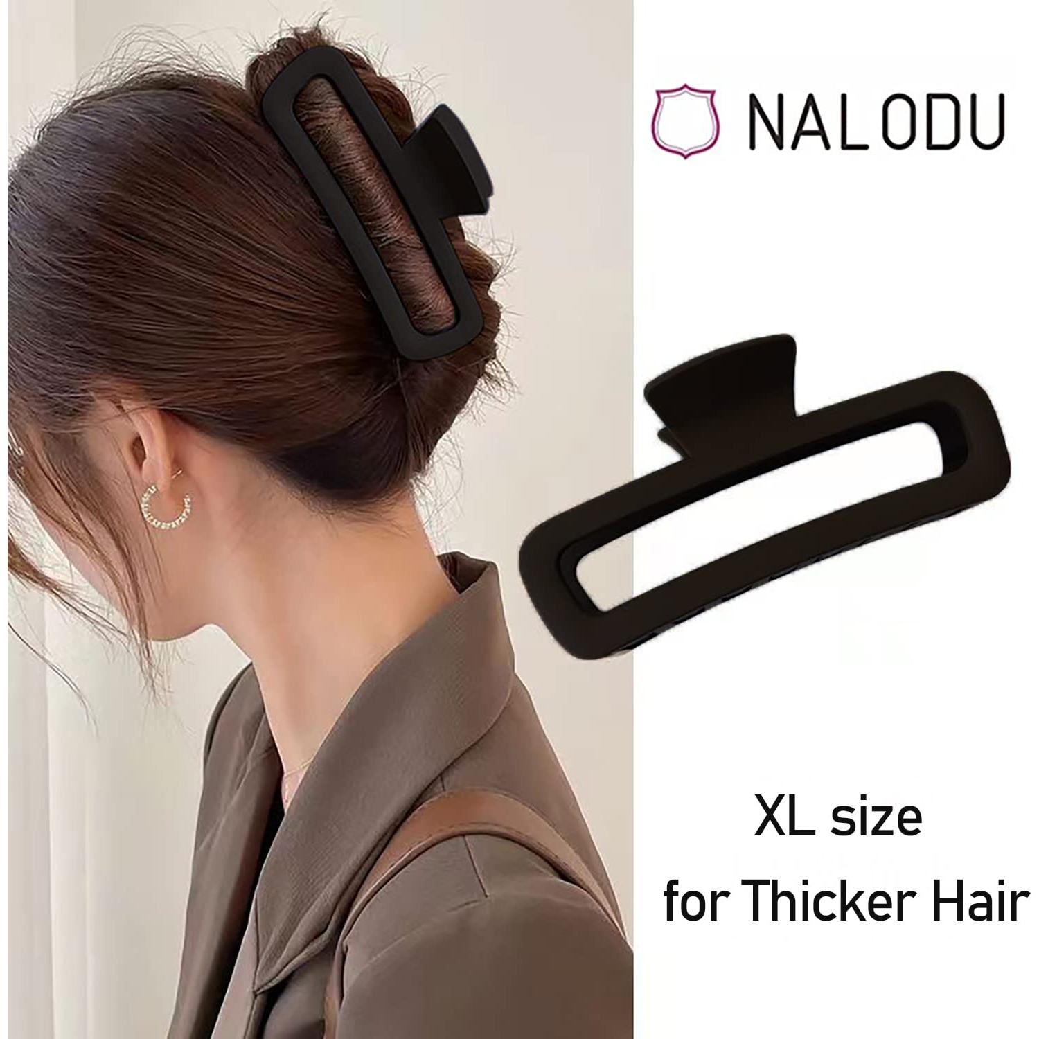 Pinzas para Cabello Irrompibles Nalodu 12.7 cm Neutras - 2 Piezas