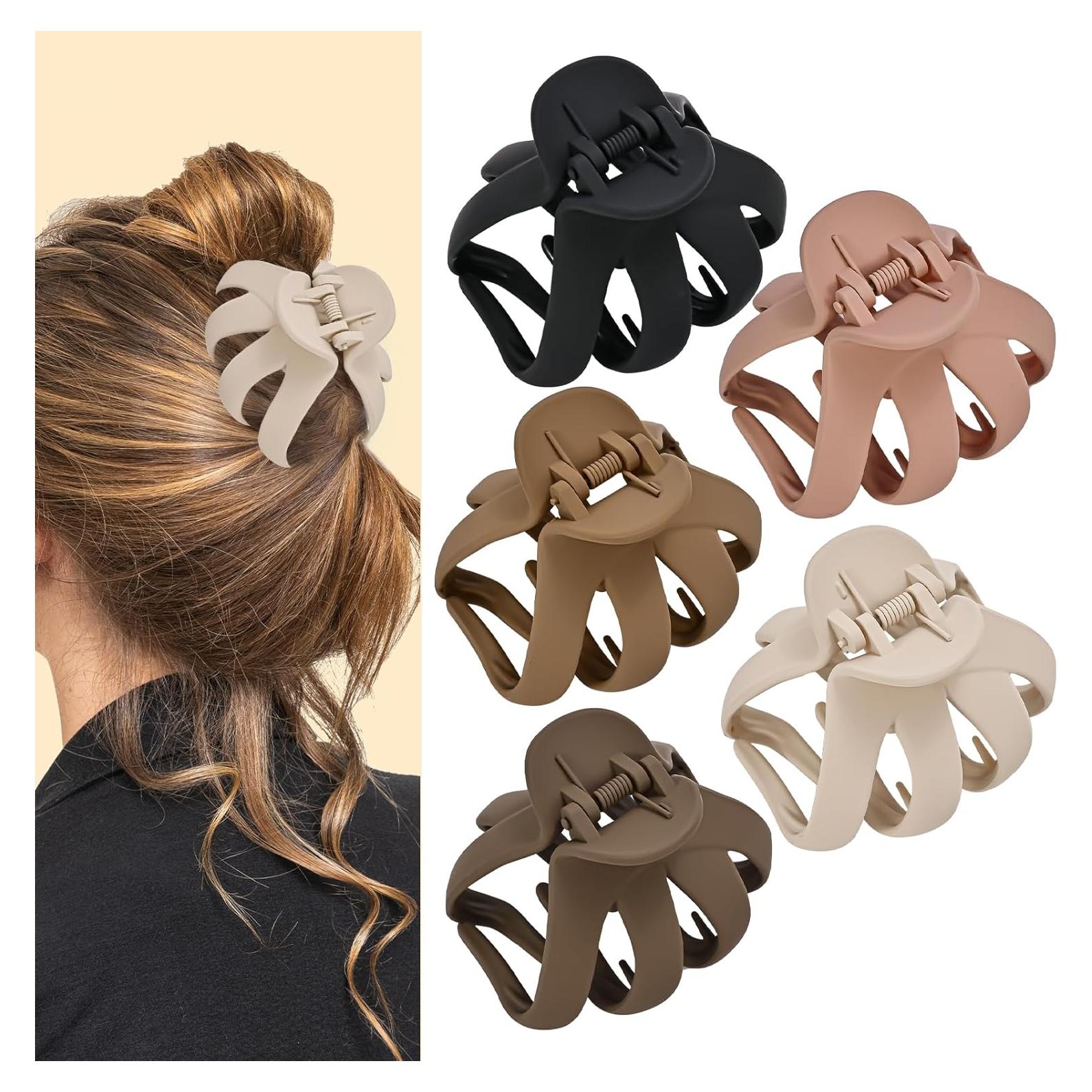 Garras de Cabello Lolalet Pulpo Antideslizantes - Paquete de 5