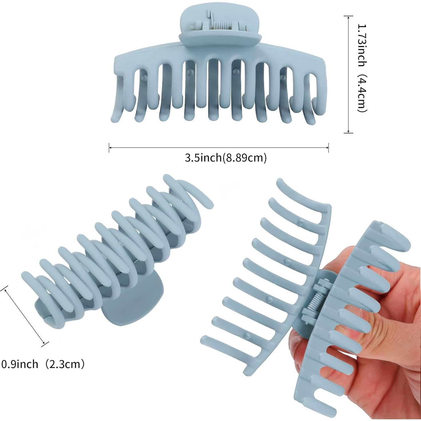 Clips de Garra para Cabello Vsiopy - 10 Piezas 8.89 cm