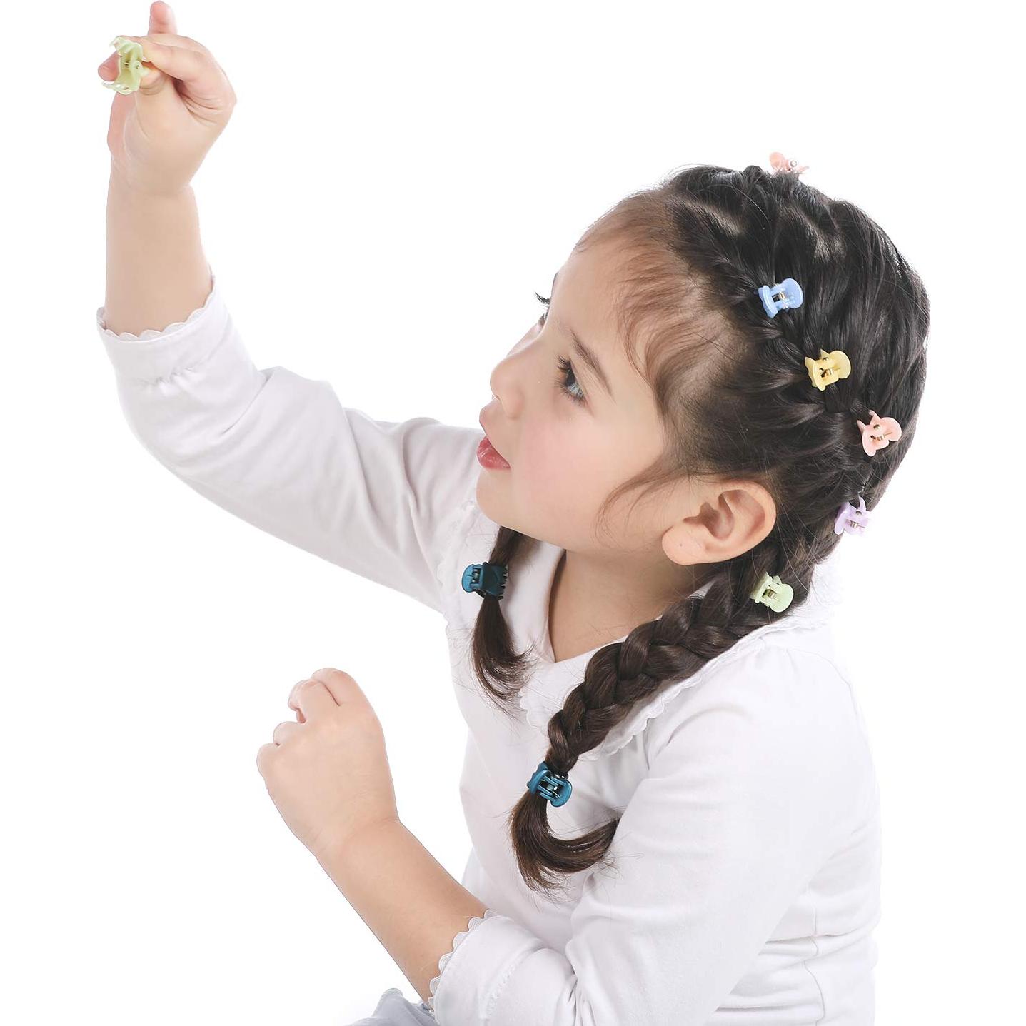 Mini Clips de Garra Funtopia 72 Pcs Antideslizantes para Cabello