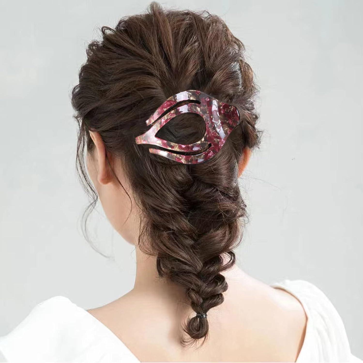 3 Pinzas para el Cabello Mistofu Concorde Francesa Antideslizantes