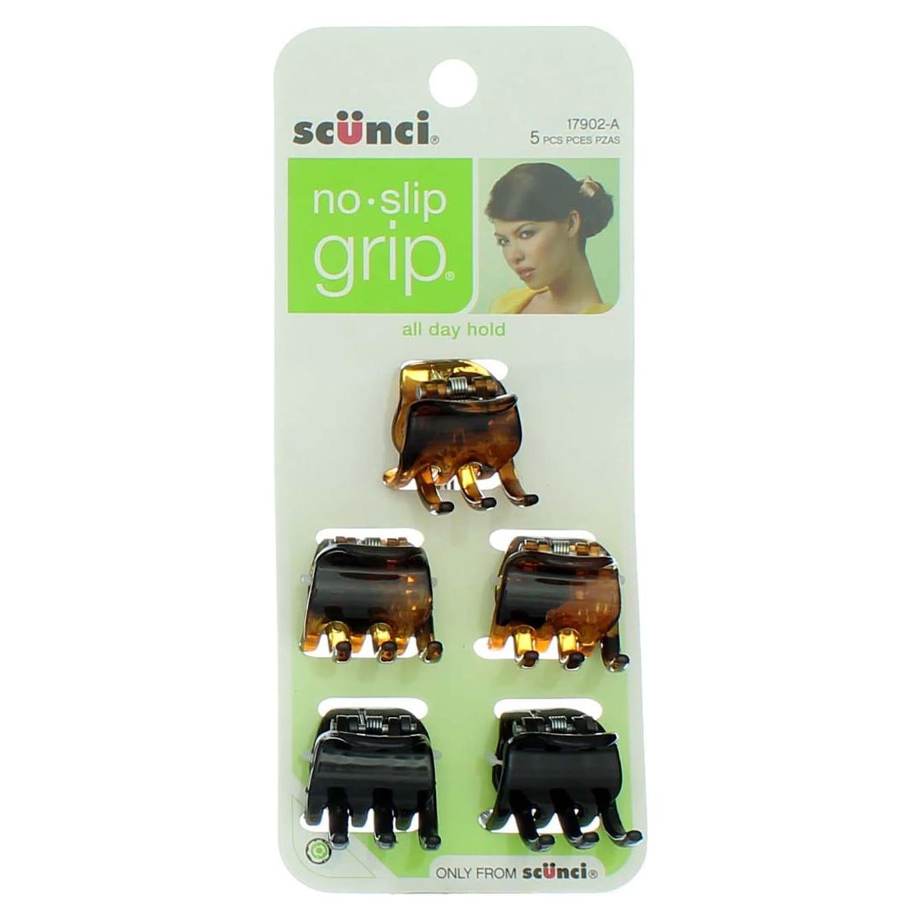 Pinzas Mini de Mandíbula Scunci Sin Deslizamiento - 5 Unidades