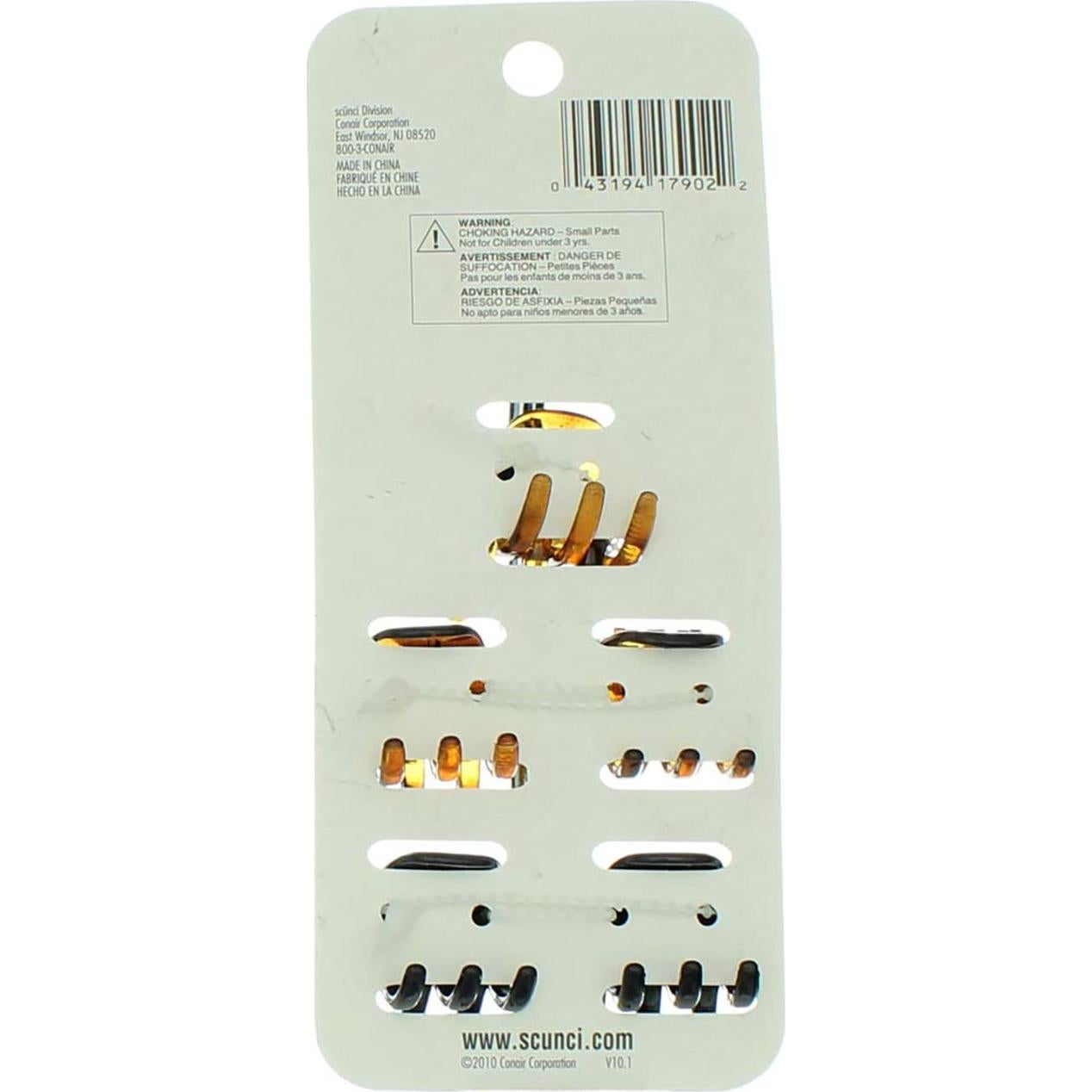 Pinzas Mini de Mandíbula Scunci Sin Deslizamiento - 5 Unidades