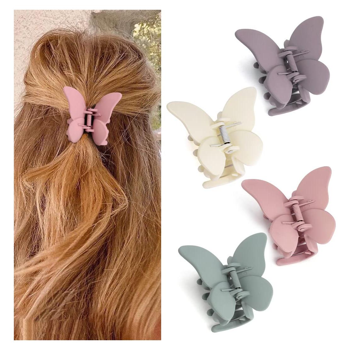 Clips de Garra para Cabello Canitor - 6.86 cm, 4 Piezas