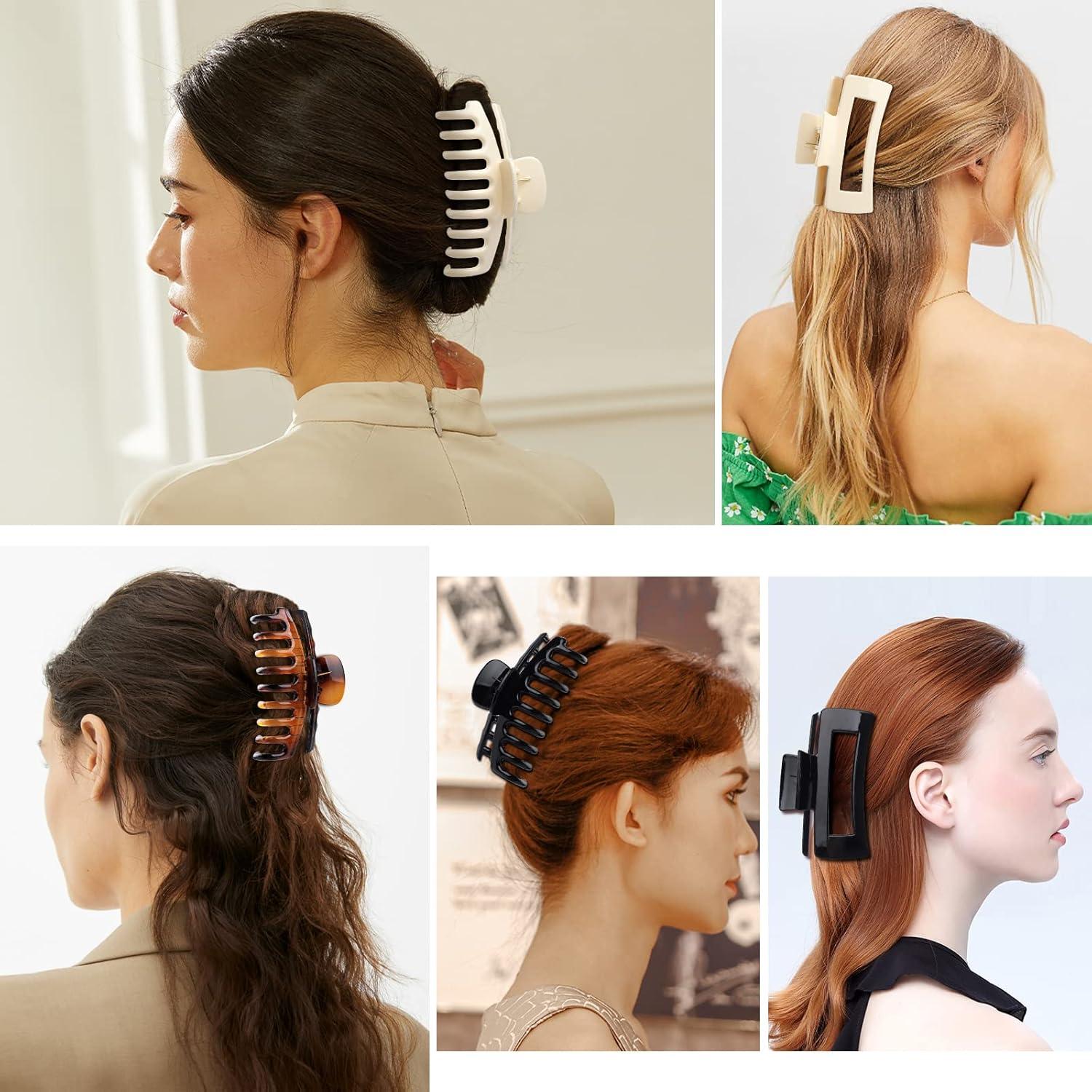 Clip de Garra para Cabello Laxizar 10.9 cm 8 Piezas