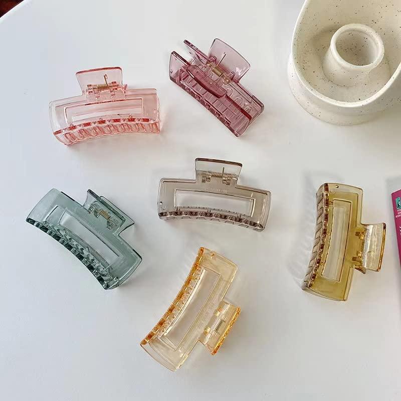 Clip de Pelo de Gelatina CHAOBANG - 6 Piezas, Fuerte Sujeción