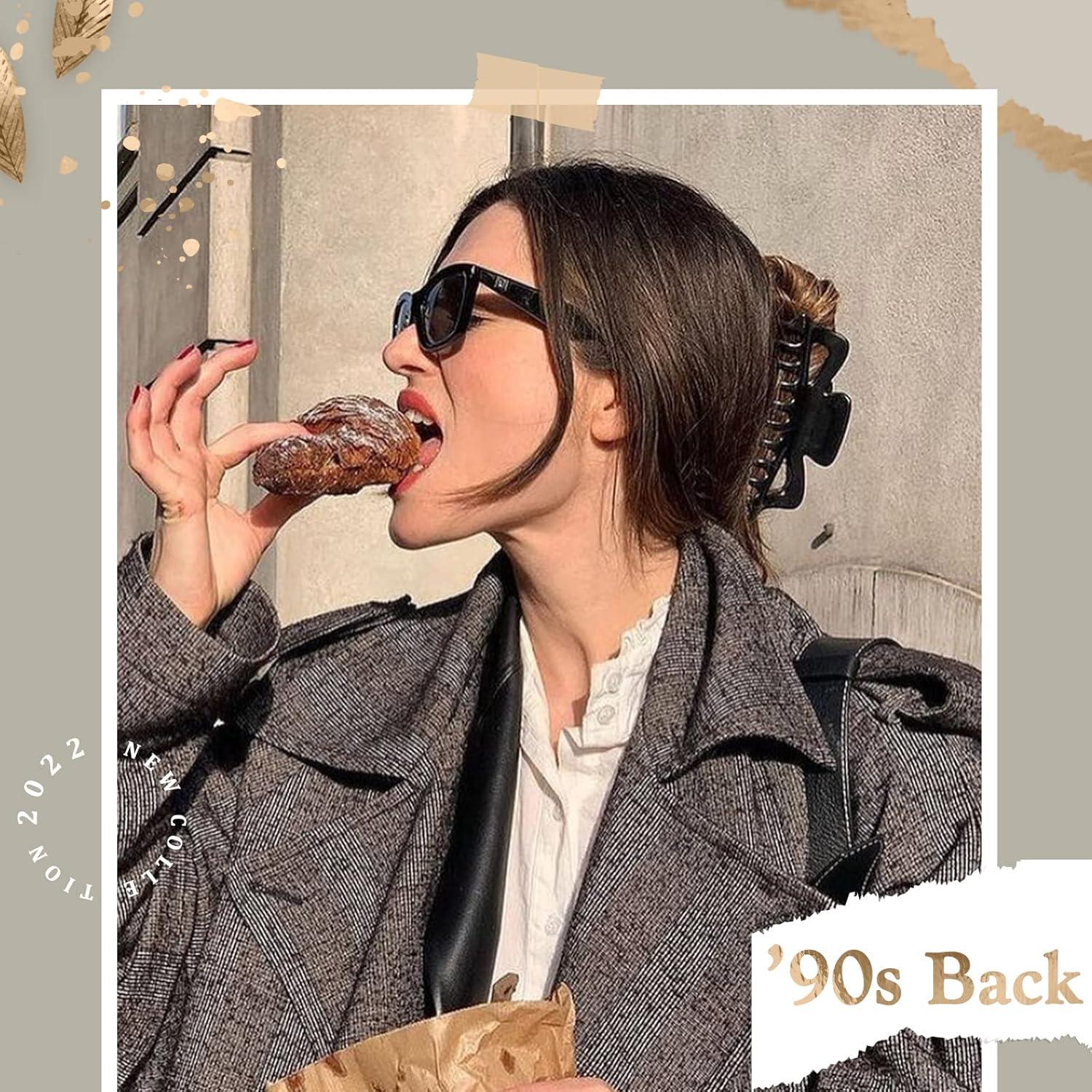 Clips de Garra Grandes LILIEBE 5.5" para Cabello Grueso 4pcs