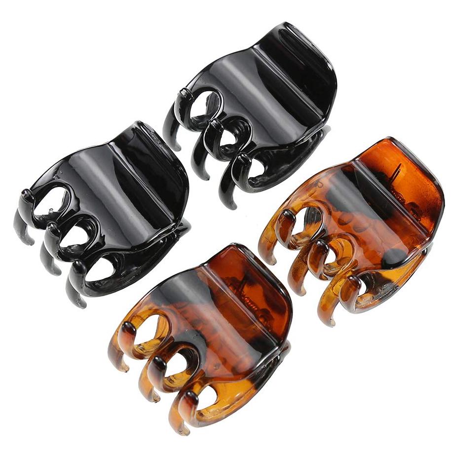 Minihope Clips de Garra Medianos para Cabello - 4 Piezas