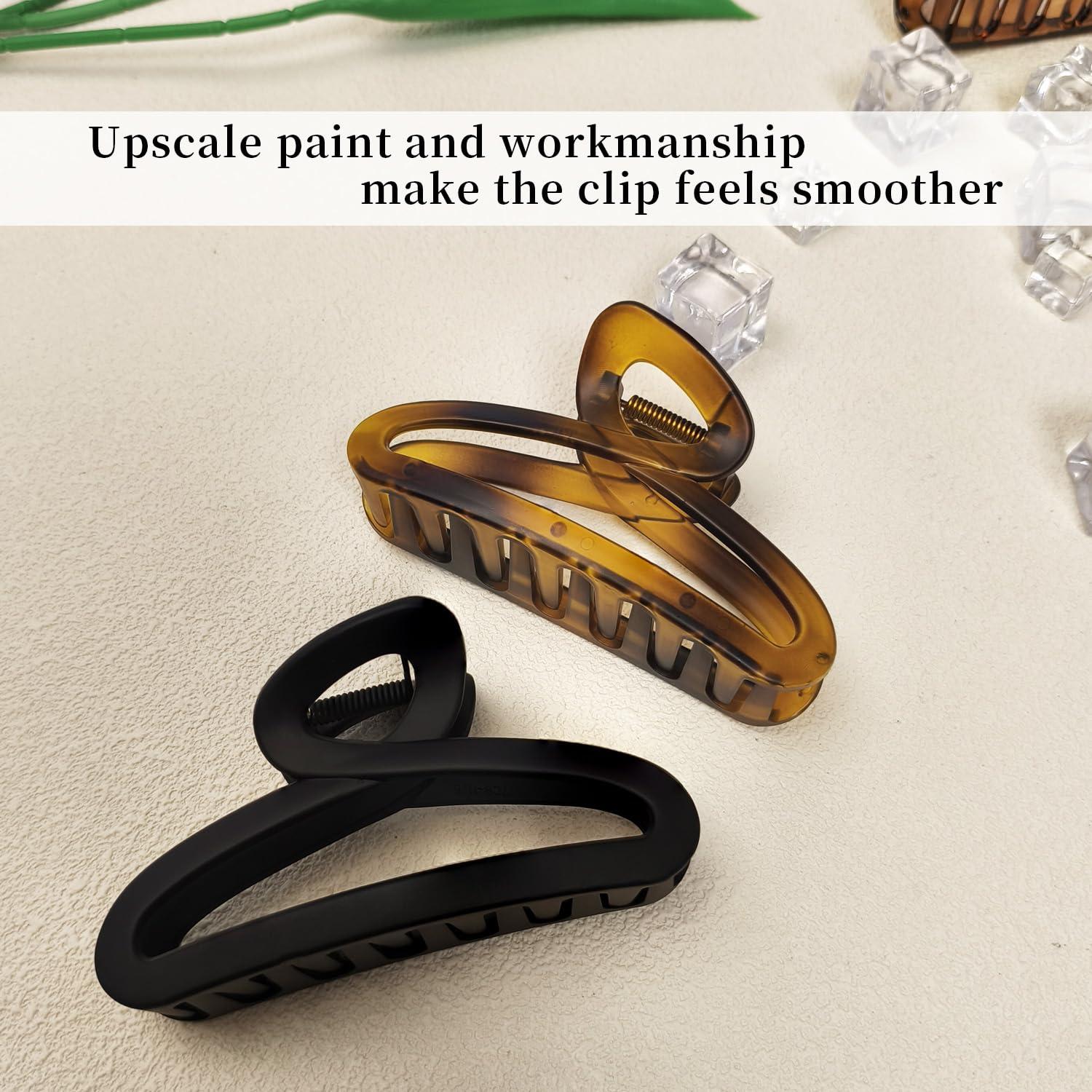 Pinzas para el cabello Nalodu irrompibles 10.9 cm antideslizantes - Paquete de 2