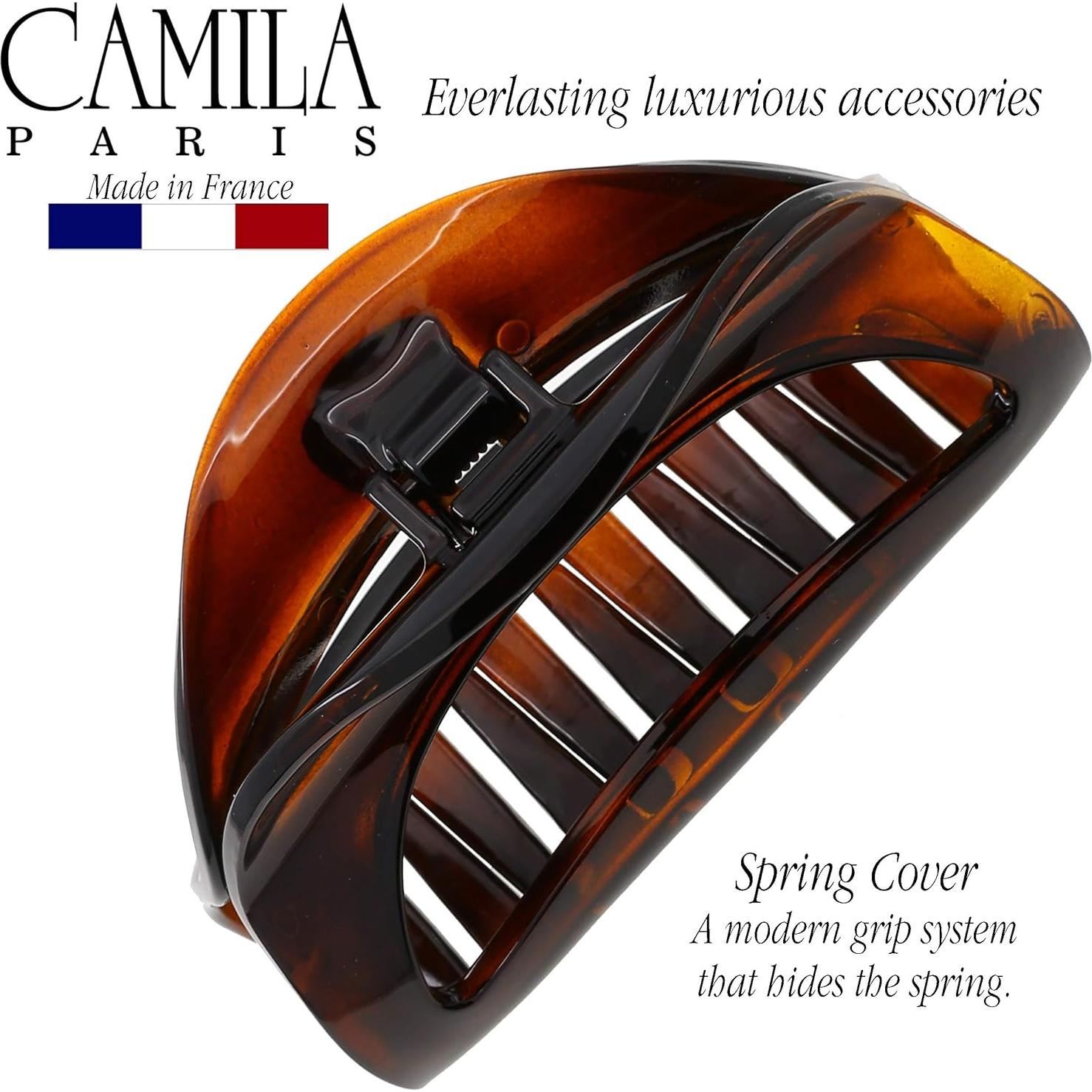 Clip para el cabello Camila Paris CP1561 8.25 cm tortuga