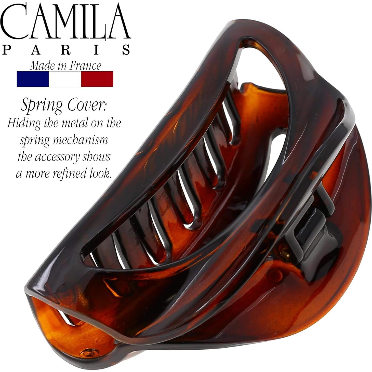 Clip para el cabello Camila Paris CP1561 8.25 cm tortuga