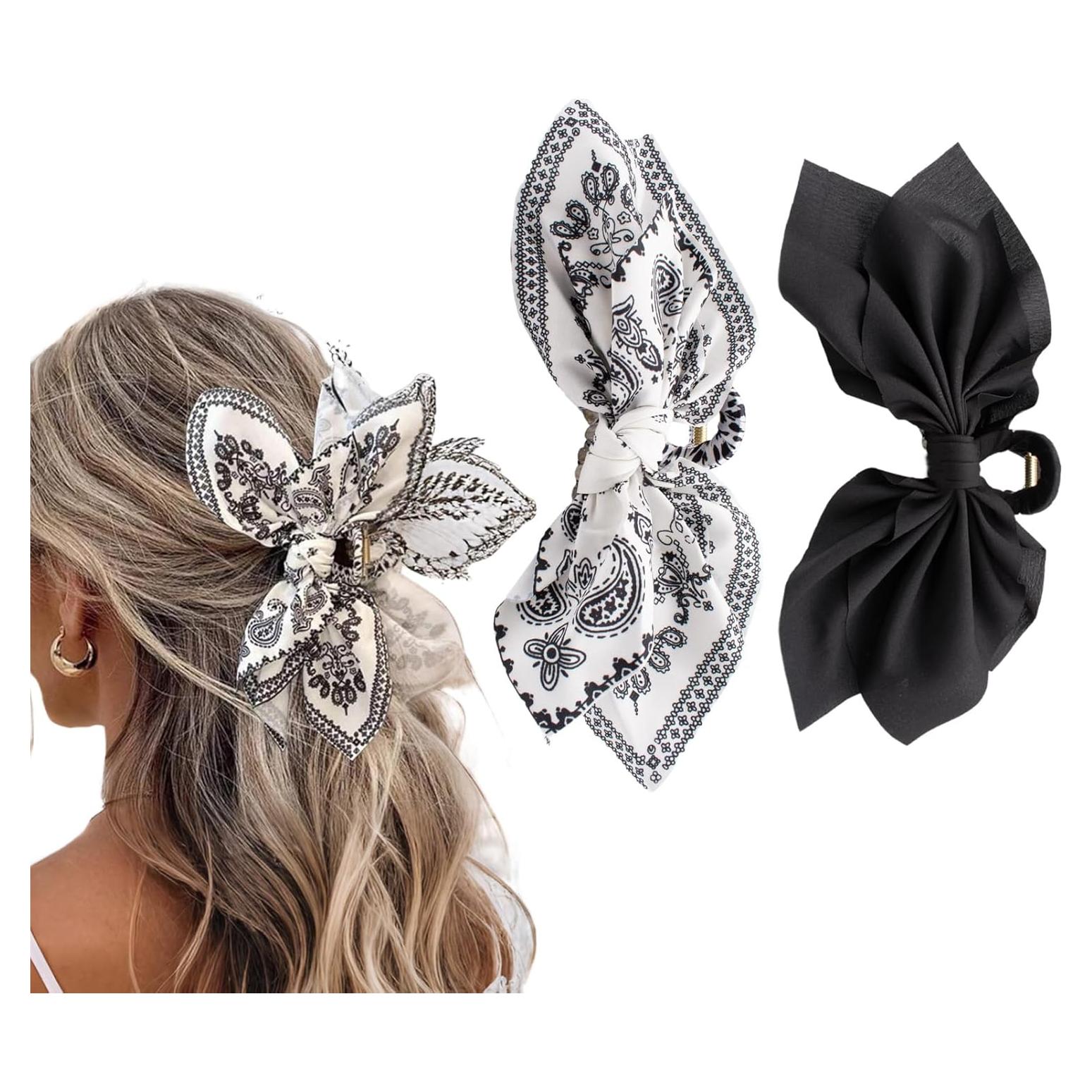 Pinzas de Garra con Lazo Hadutrek 2PCS Negras y Blancas