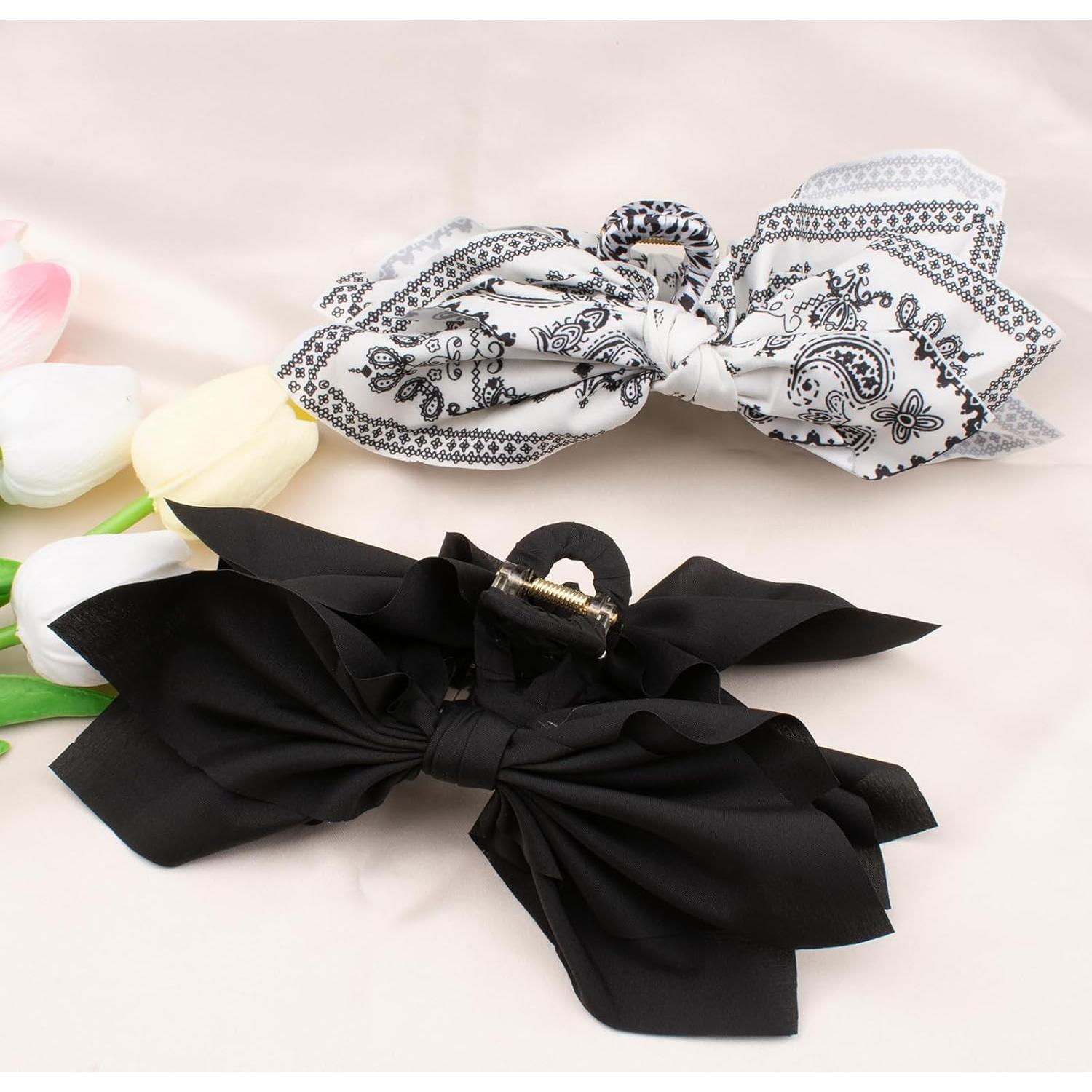 Pinzas de Garra con Lazo Hadutrek 2PCS Negras y Blancas