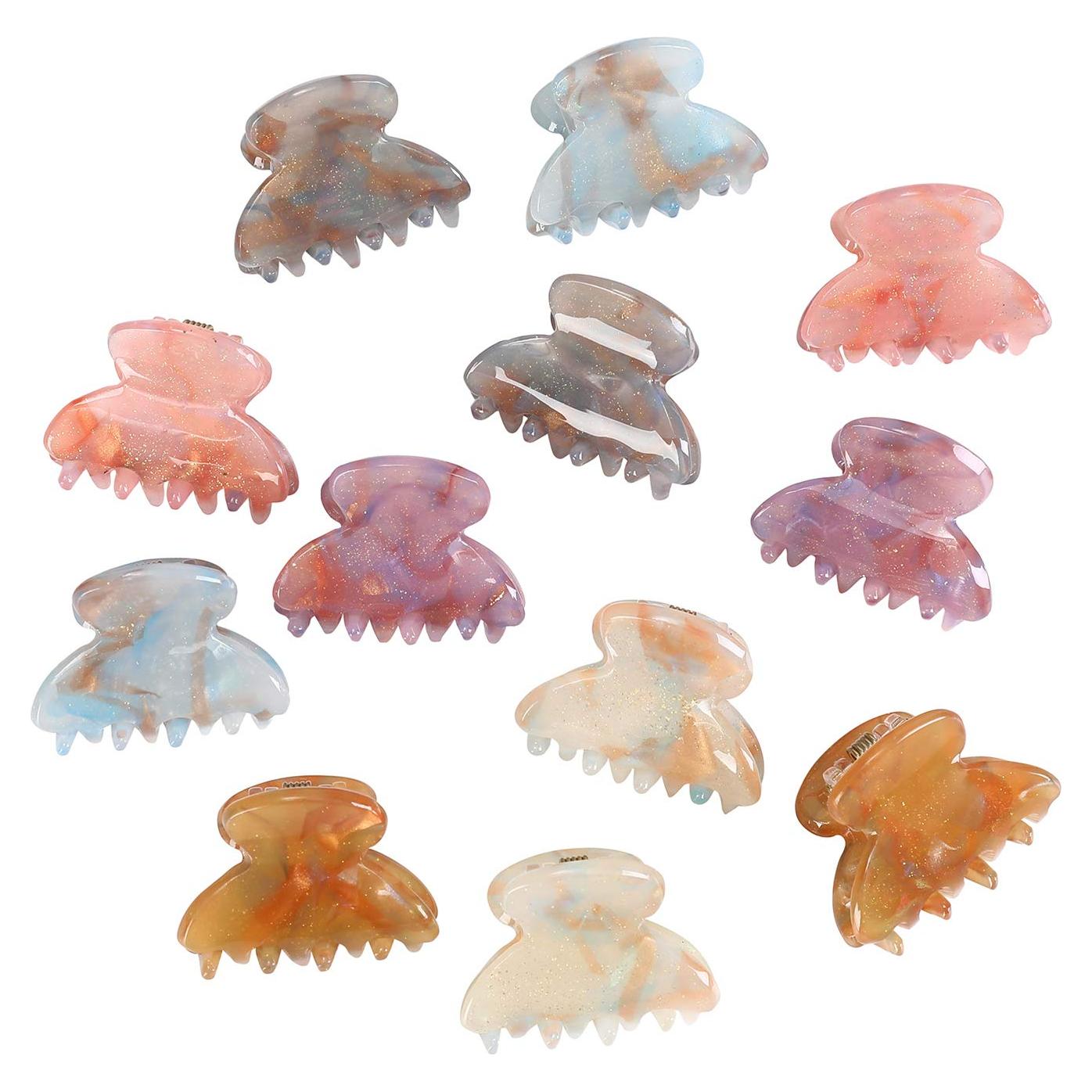 Pinzas de Mandíbula 12PCS Molans para Peinado de Cabello Fino