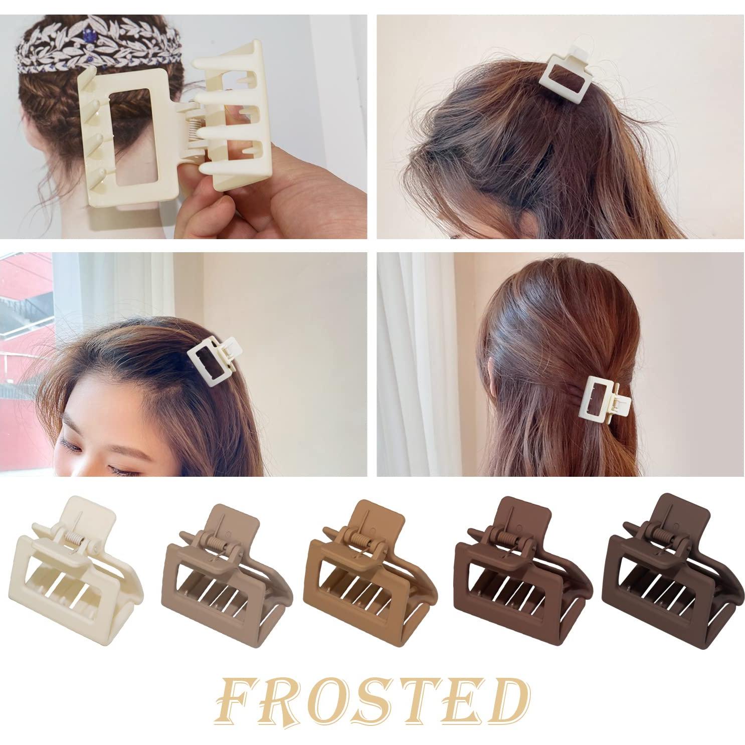 Clips de Garra Medianos para Cabello Cobinaan - 6 Colores