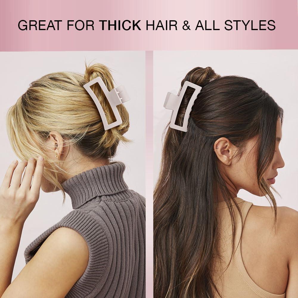 Clip de Garra para Cabello Grueso Scunci Conair - Rosa Claro