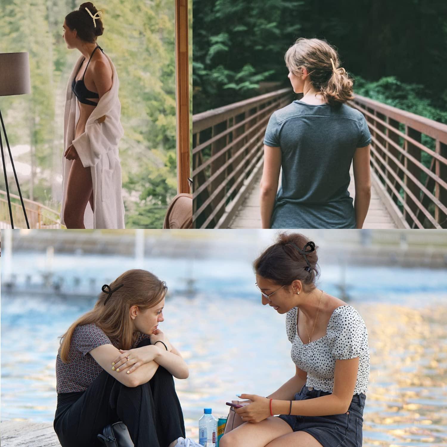 Pinzas para Cabello Grandes Mate 10.9 cm - 4 Colores