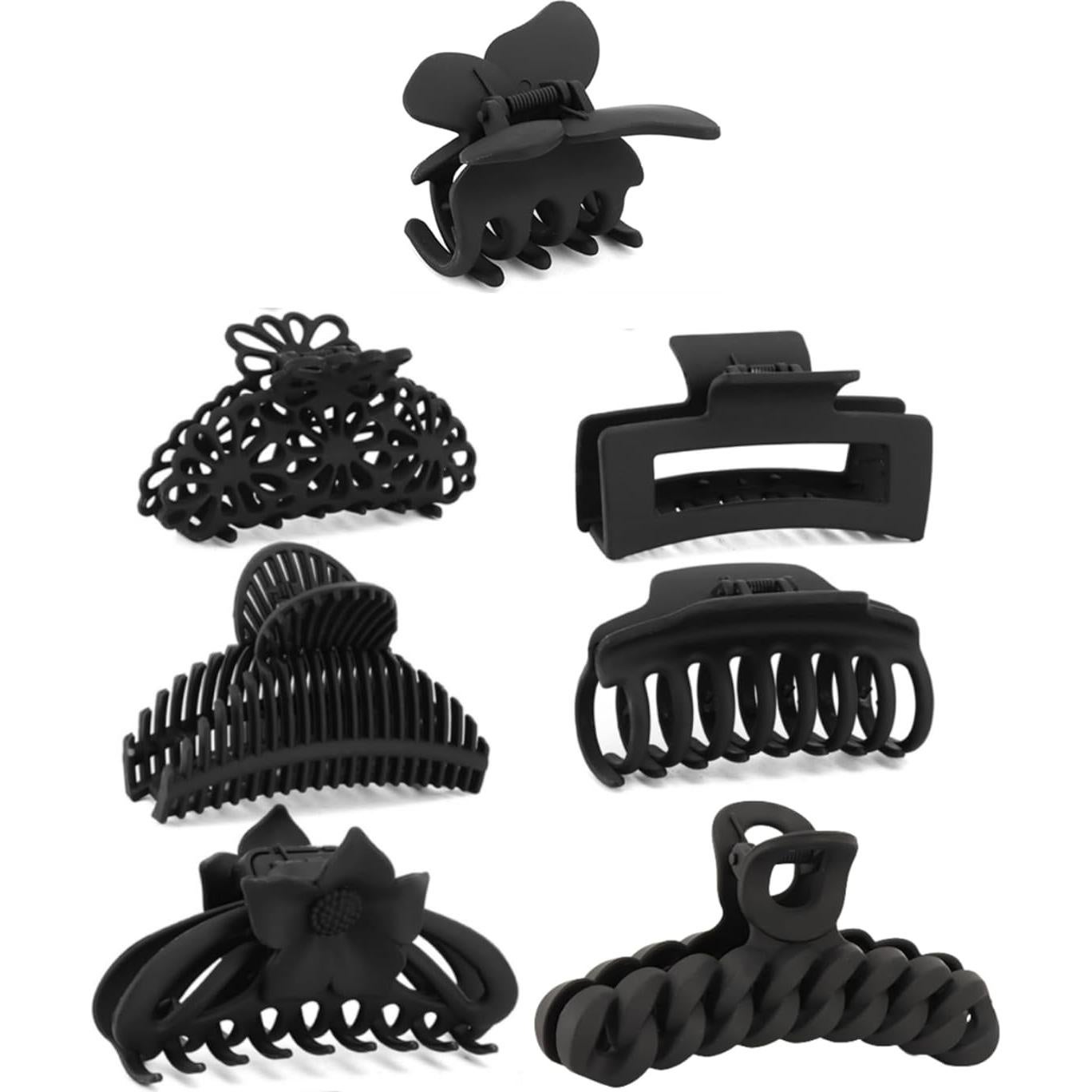 Clips de Garra para Cabello Seven Lucky - 7 Piezas Variadas
