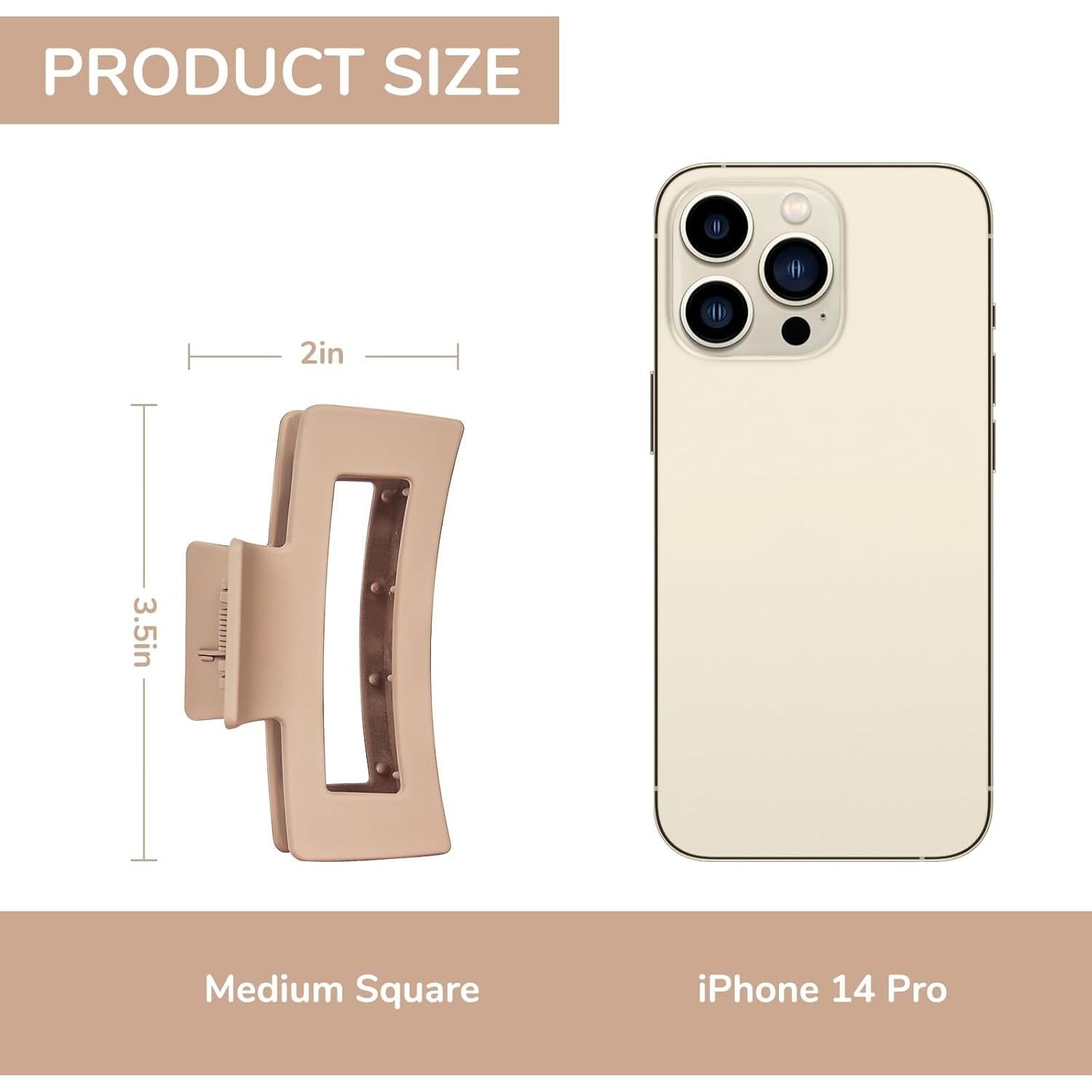 Paquete de 12 Clips de Garra Medianos Vigorpace Antideslizantes