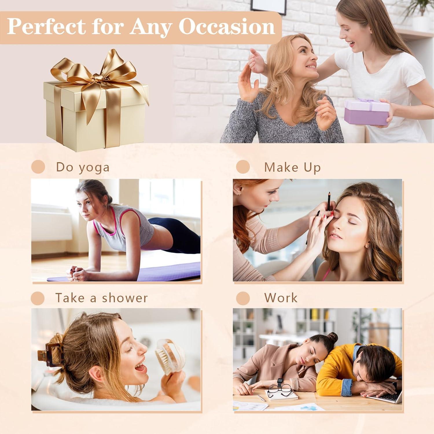 6 Clips de Garra Rectangulares Medianos Auseibeely - Antideslizantes