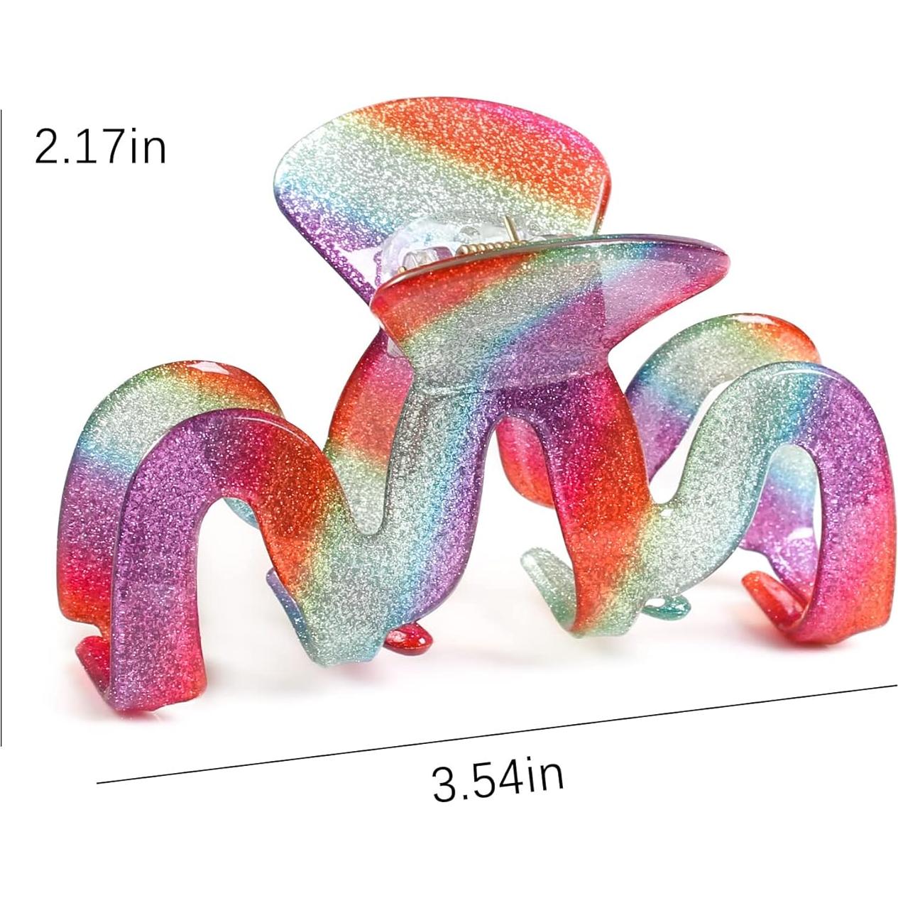 Clips de Garra para el Cabello Jayongnee 3 Piezas Multicolor