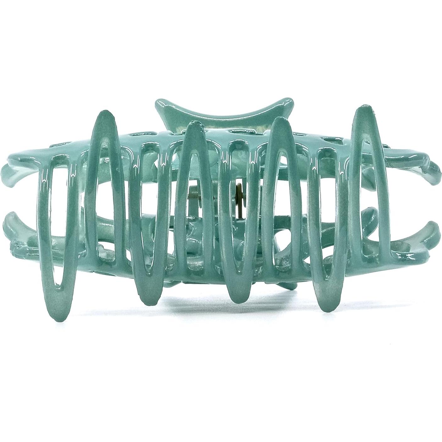 Clip para el cabello grande Camila Paris CP2403 verde 8.89 cm