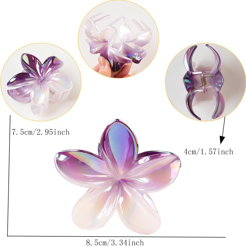 Pinzas para el cabello Ocean Wind - 6 Piezas Antideslizantes