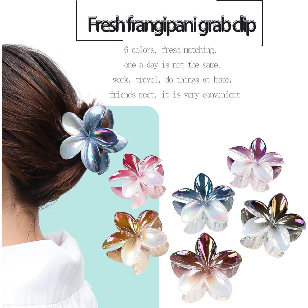 Pinzas para el cabello Ocean Wind - 6 Piezas Antideslizantes