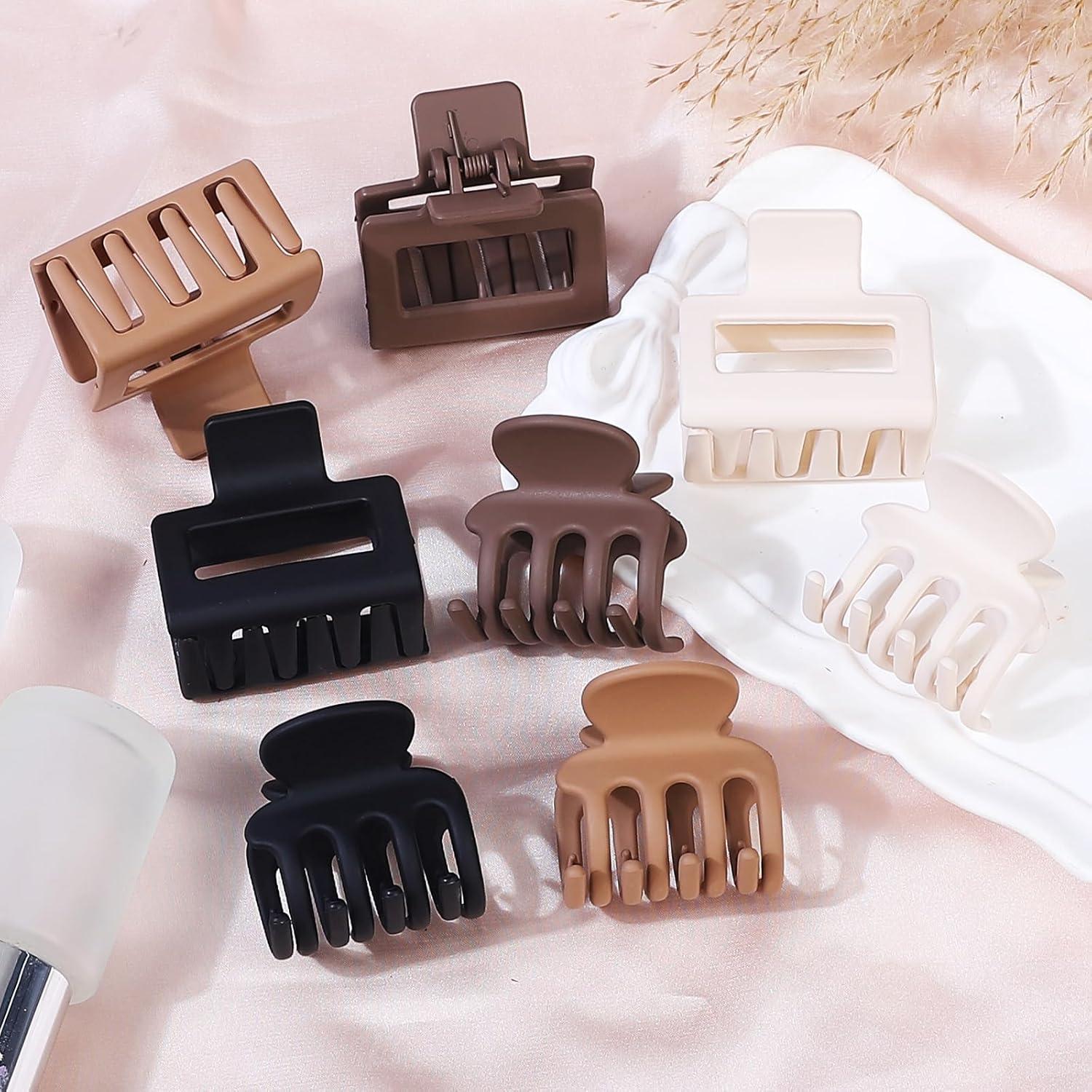 Set de Clips para Cabello USDNICE 8 Pcs Antideslizantes