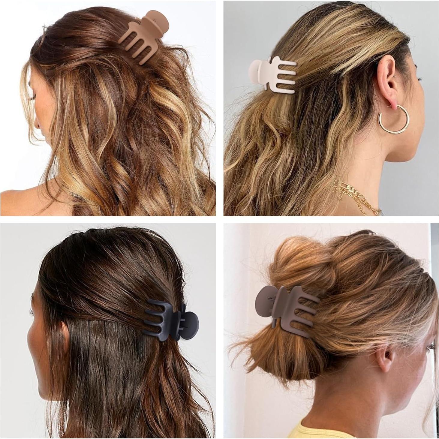 Set de Clips para Cabello USDNICE 8 Pcs Antideslizantes