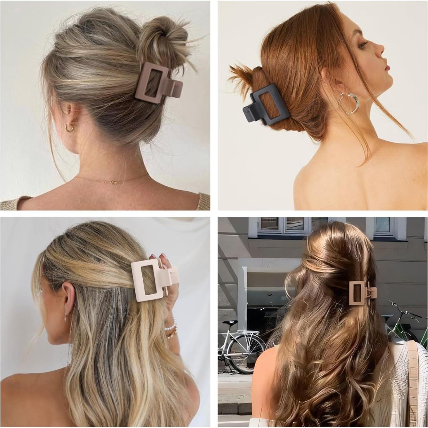 Set de Clips para Cabello USDNICE 8 Pcs Antideslizantes