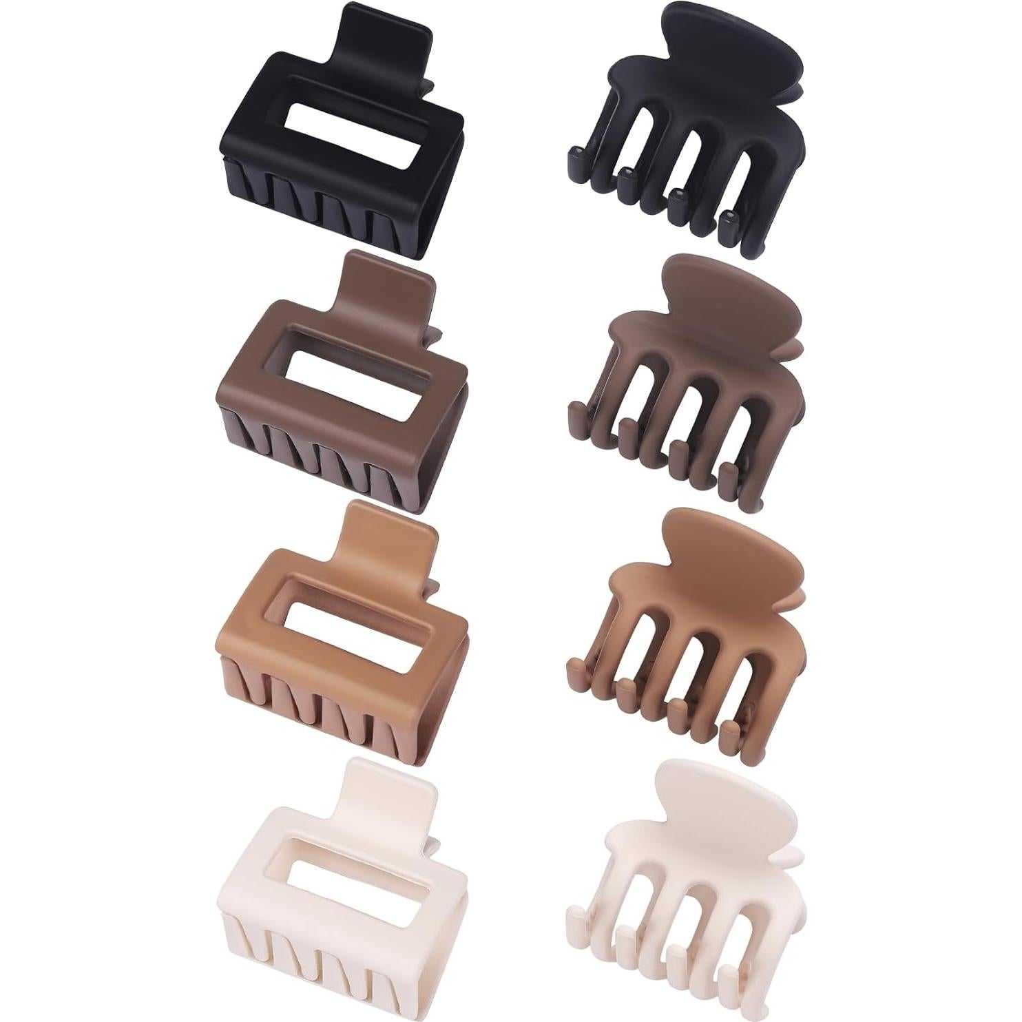 Set de Clips para Cabello USDNICE 8 Pcs Antideslizantes
