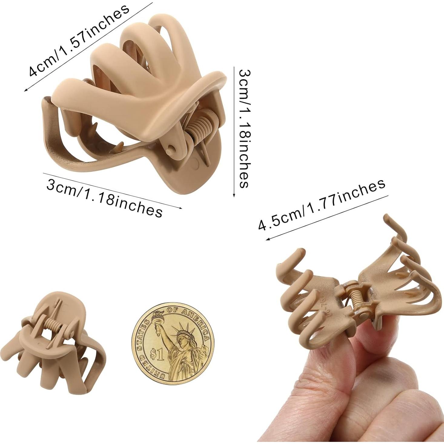 Clips de Garra Pequeños AWAYTR 12 Pcs Antideslizantes