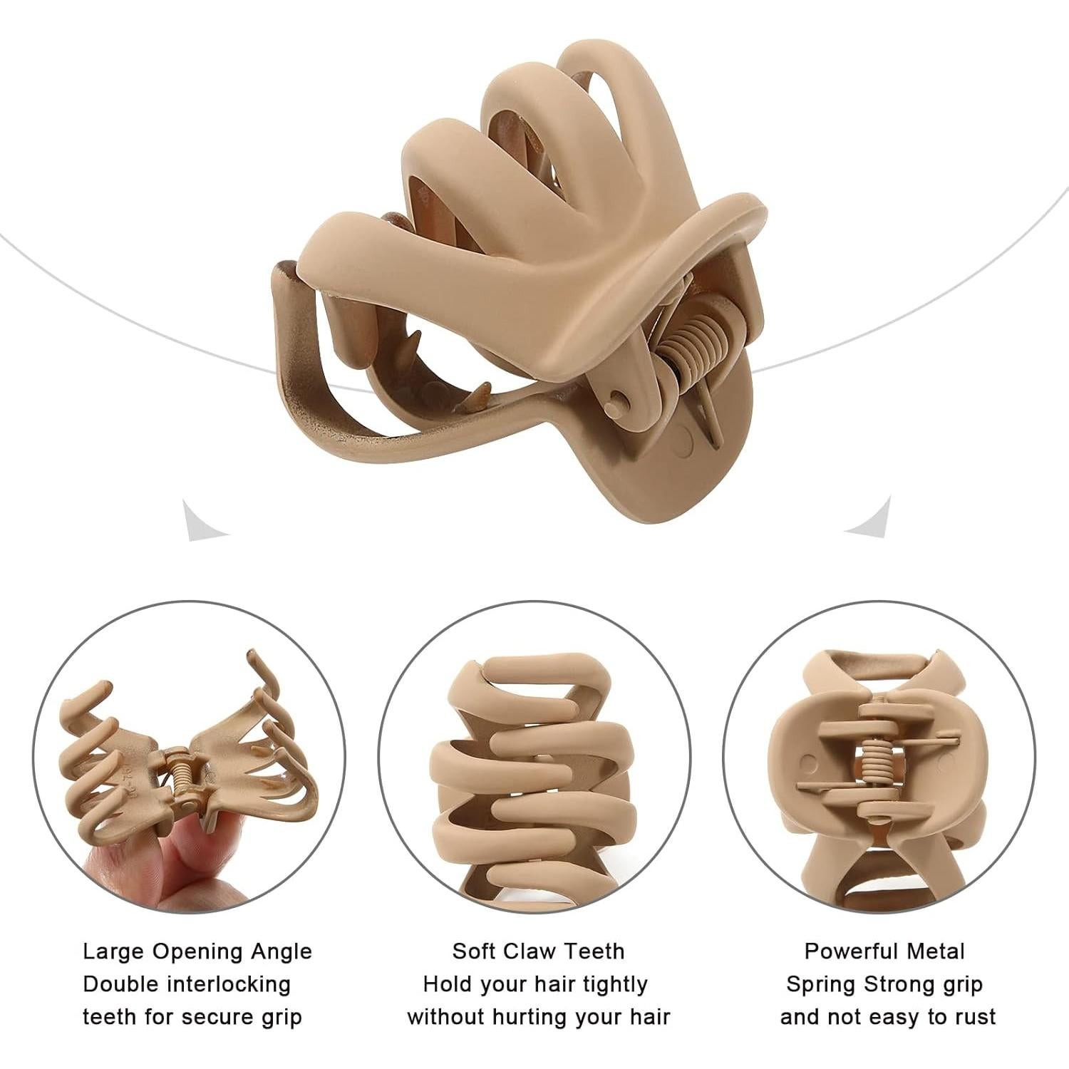 Clips de Garra Pequeños AWAYTR 12 Pcs Antideslizantes