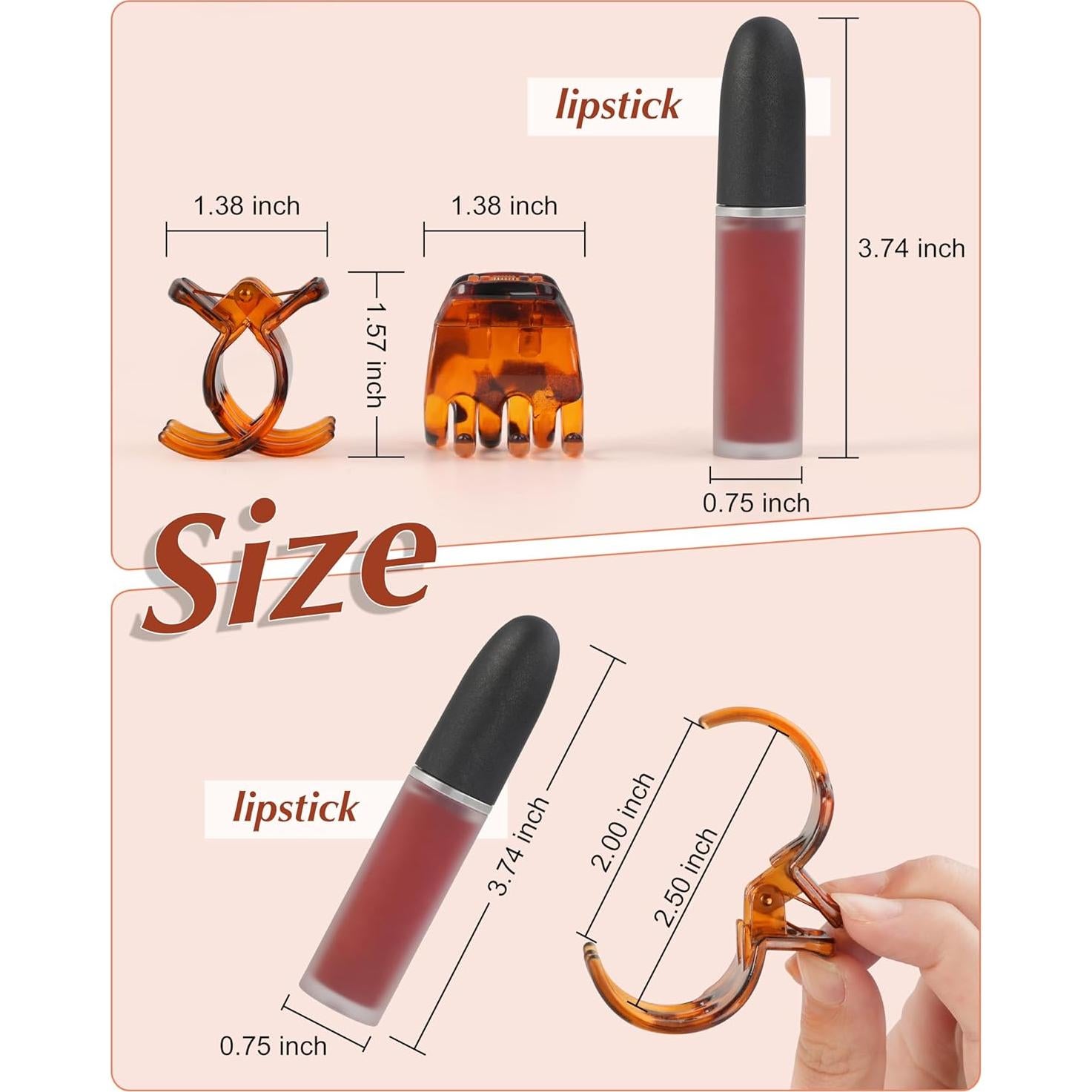 Pinzas para el cabello medianas DF, 18 piezas, 3 colores