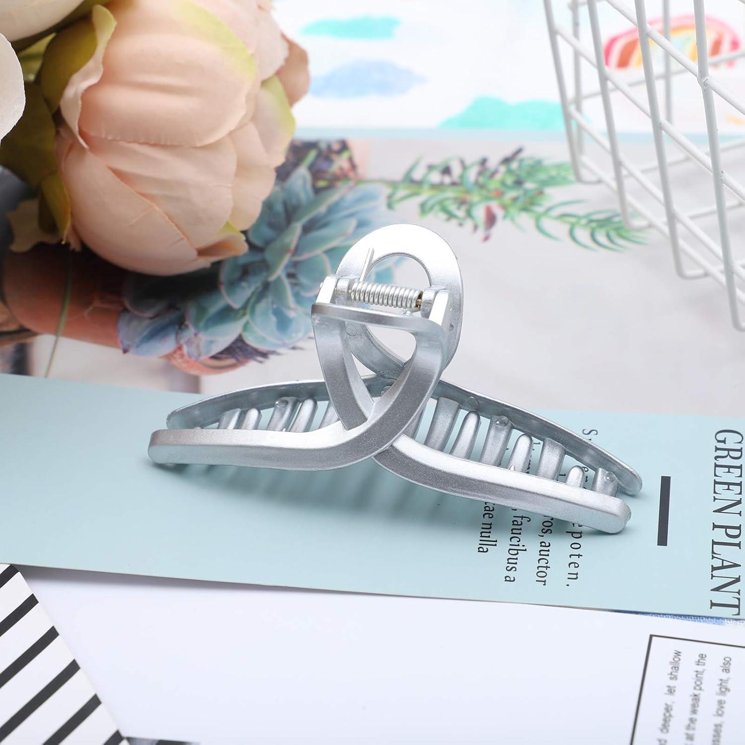 Pinzas para el cabello antideslizantes Molans - 3 Pcs 11x4.8cm