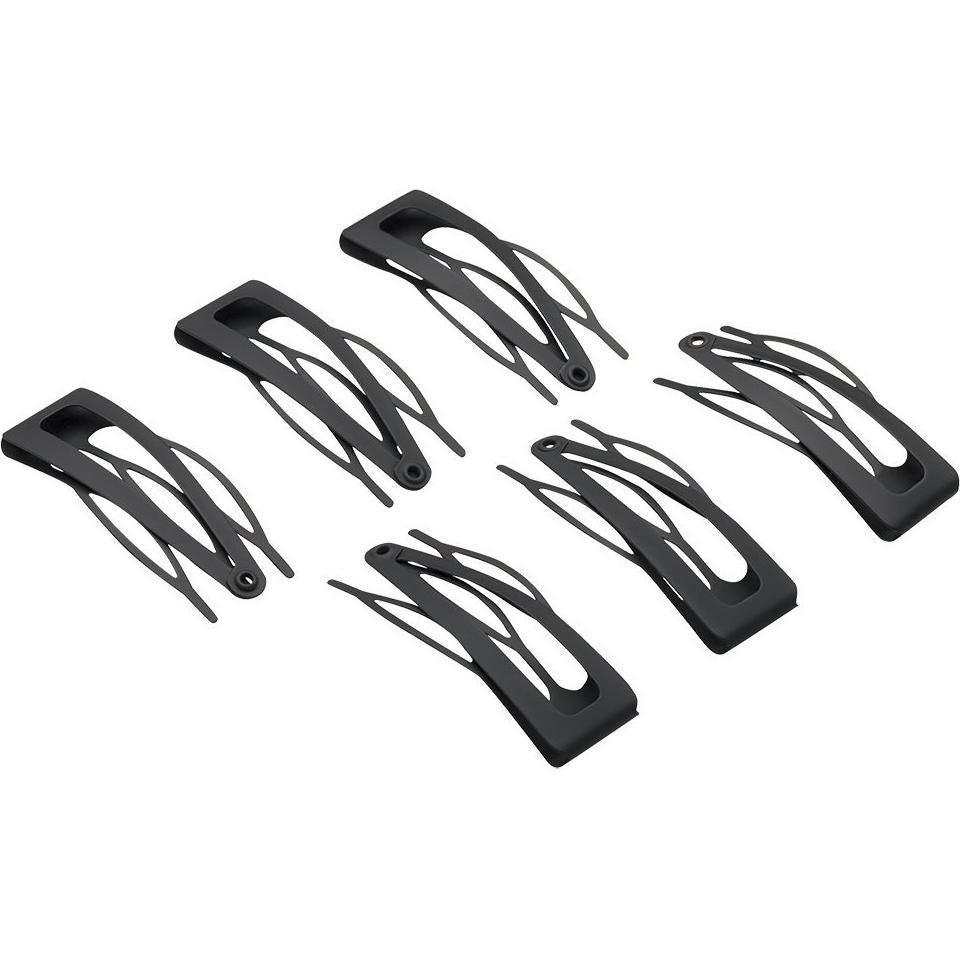 Pinzas para el cabello Revlon Double Grip, 6 unidades negras