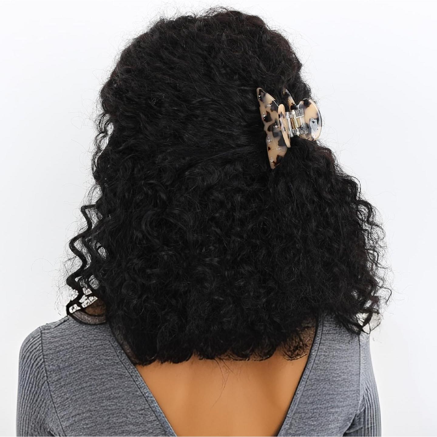 Clips de Garra Medianos VCKOVCKO Leopardo - 3 Piezas