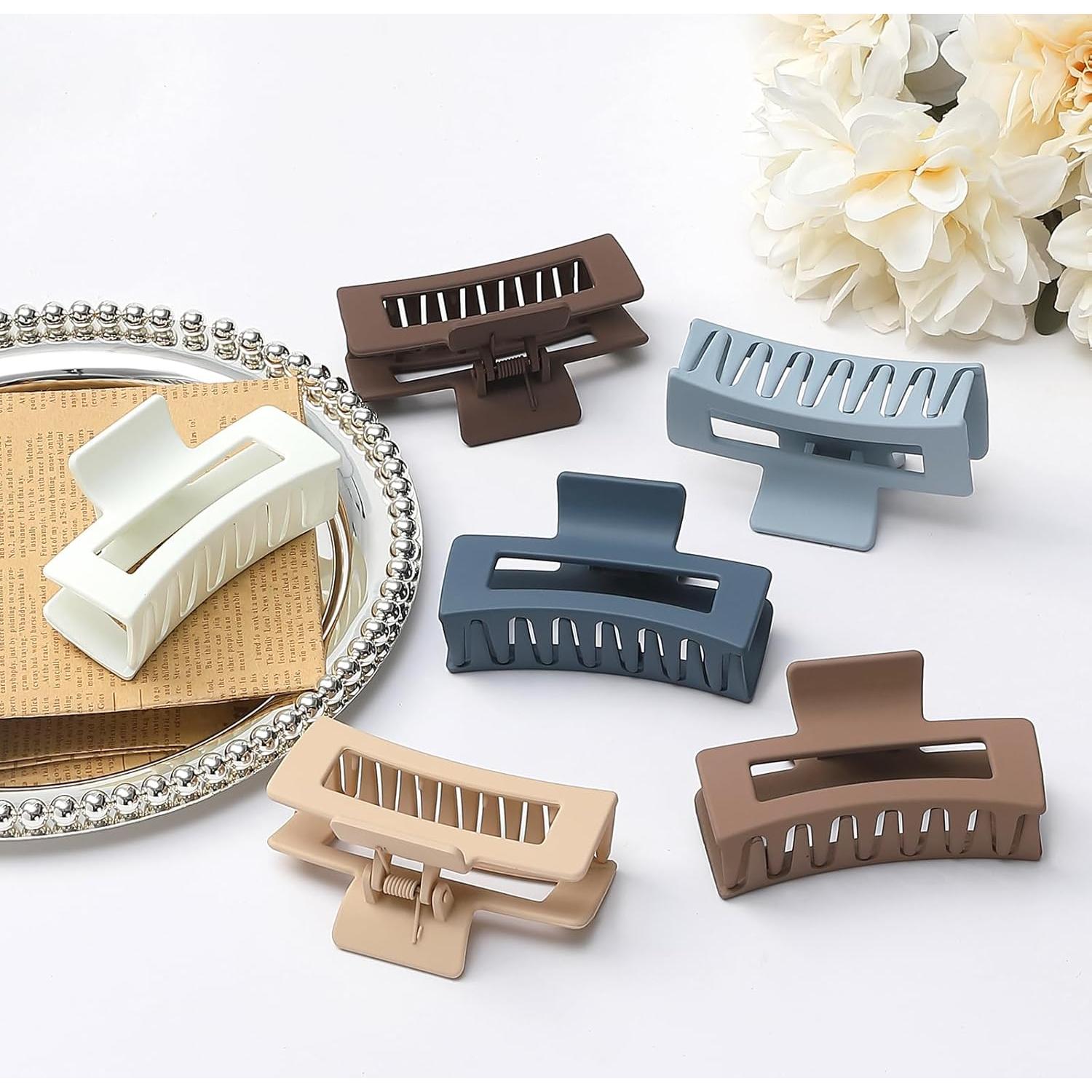 Clip para Cabello Mediano Sisiaipu - 6 Colores, Antideslizante