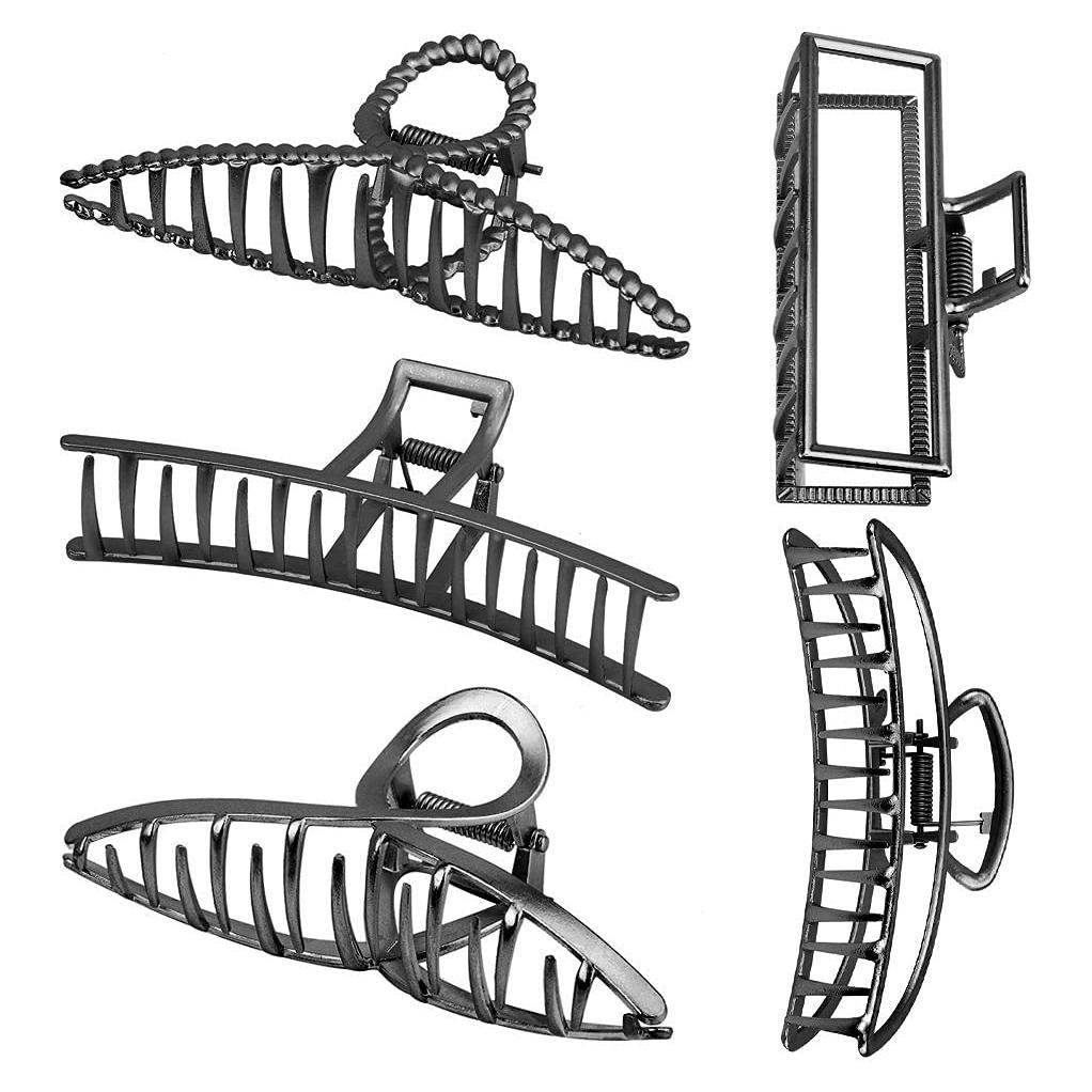 Garras de Metal Grandes ANBALA para Cabello Grueso - Clips Antideslizantes