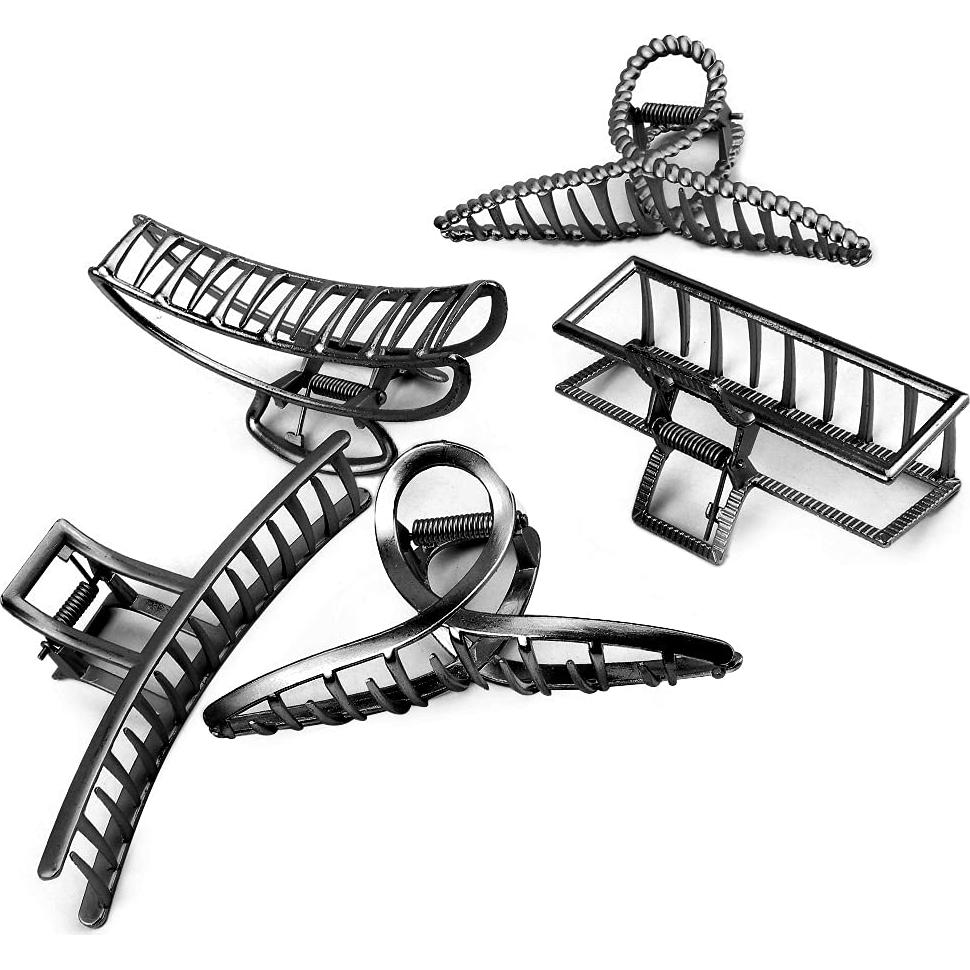 Garras de Metal Grandes ANBALA para Cabello Grueso - Clips Antideslizantes