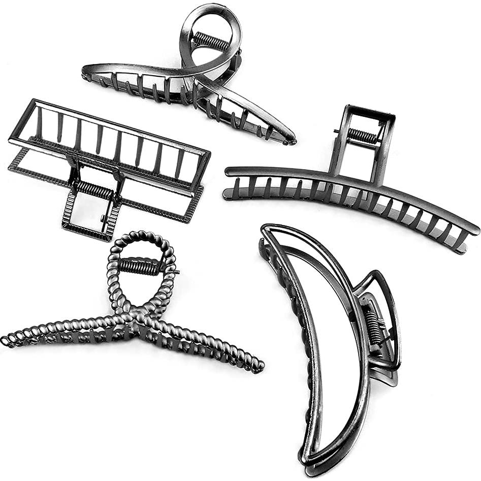Garras de Metal Grandes ANBALA para Cabello Grueso - Clips Antideslizantes