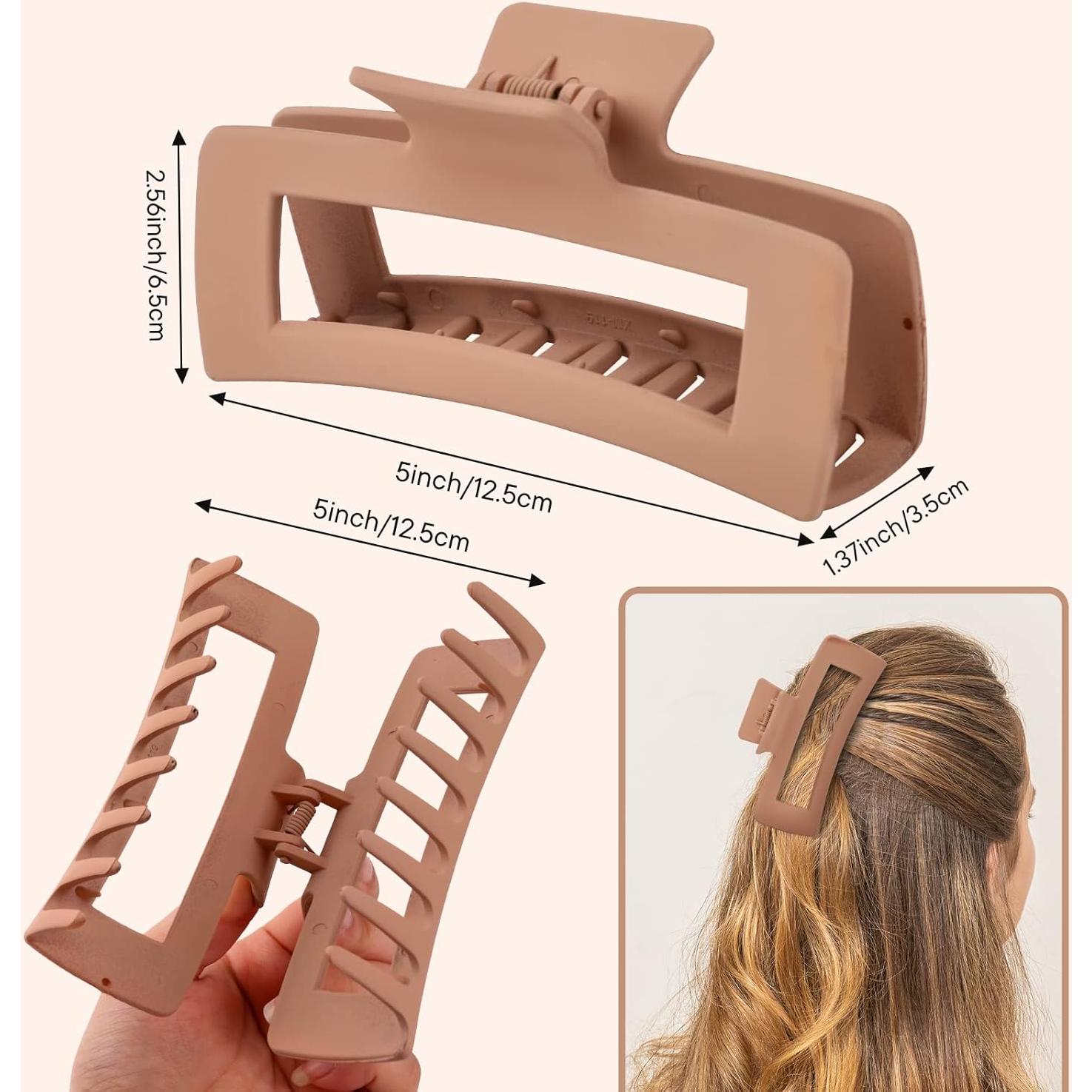 Paquete de 4 Clips de Garra Jumbo MINMUNJIU Antideslizantes 12.7 cm