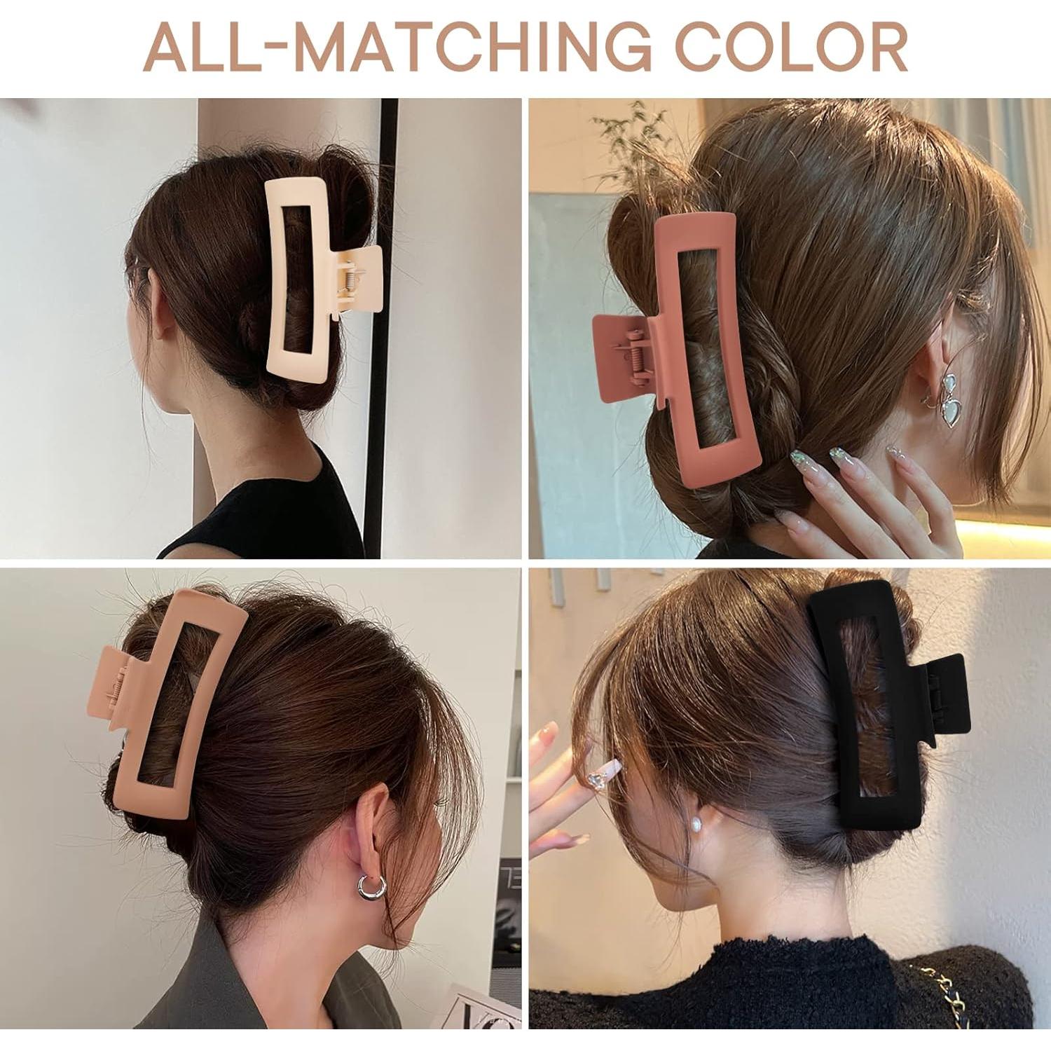 Paquete de 4 Clips de Garra Jumbo MINMUNJIU Antideslizantes 12.7 cm