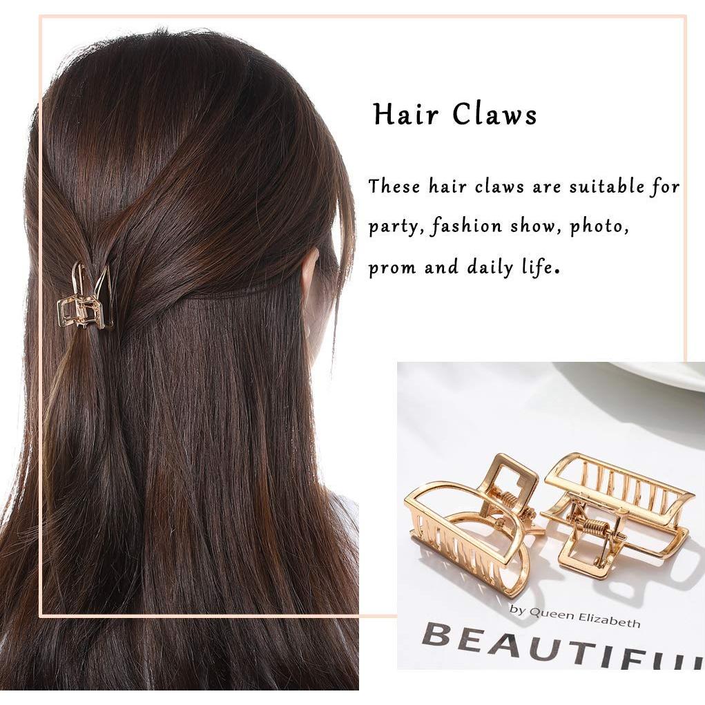 Pinzas para el cabello Brinie Gold Mini Antideslizantes 2 PCS