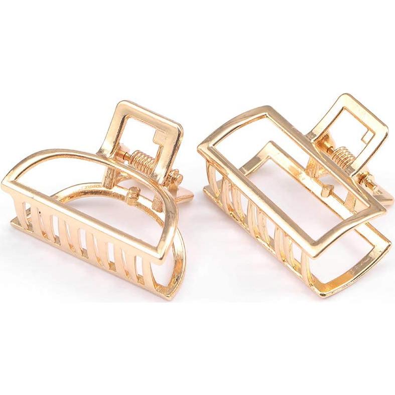 Pinzas para el cabello Brinie Gold Mini Antideslizantes 2 PCS