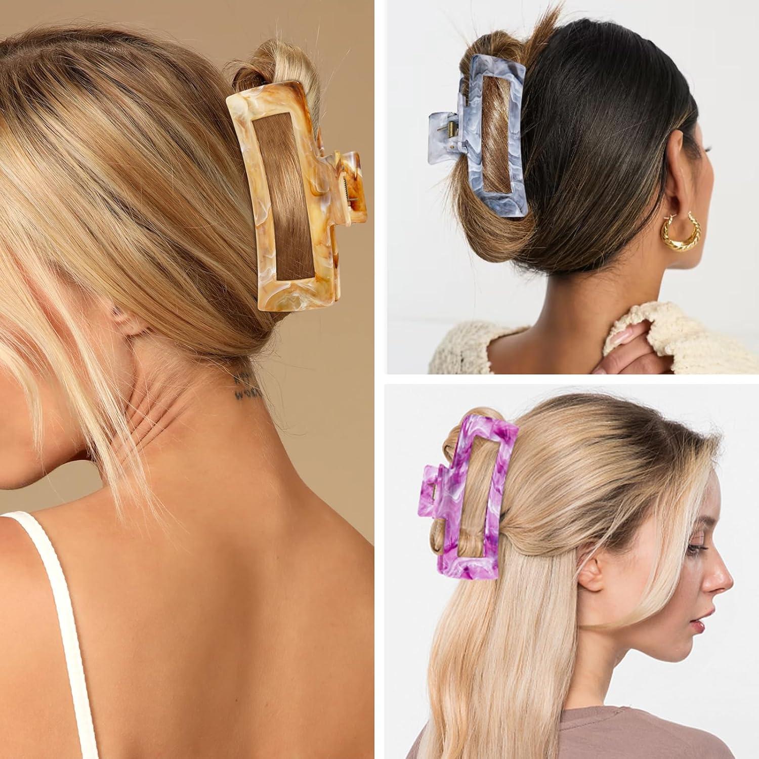 3 Clips de Garra Grande SHINLEA Antideslizantes 12.7 cm